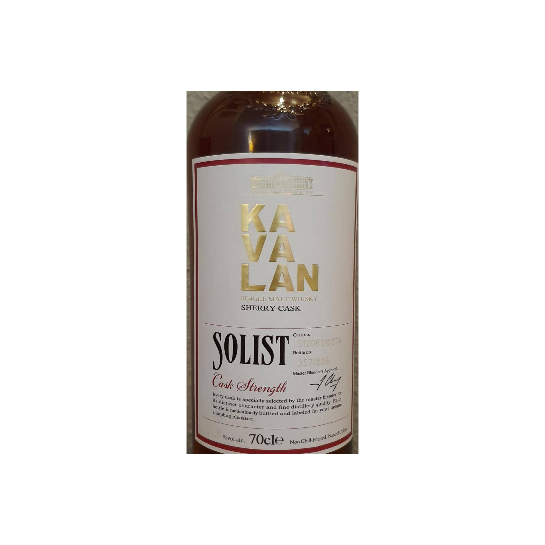 Kavalan Sherry Cask 2012 6 Years Single Malt Whisky 3