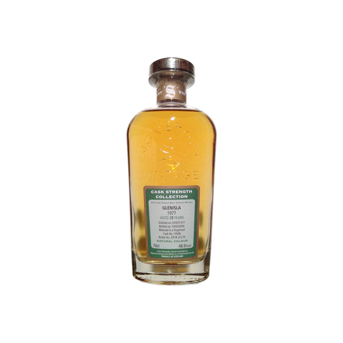 Glen Keith Cask Strength Collection 1977 28 Years Single Malt Whisky
