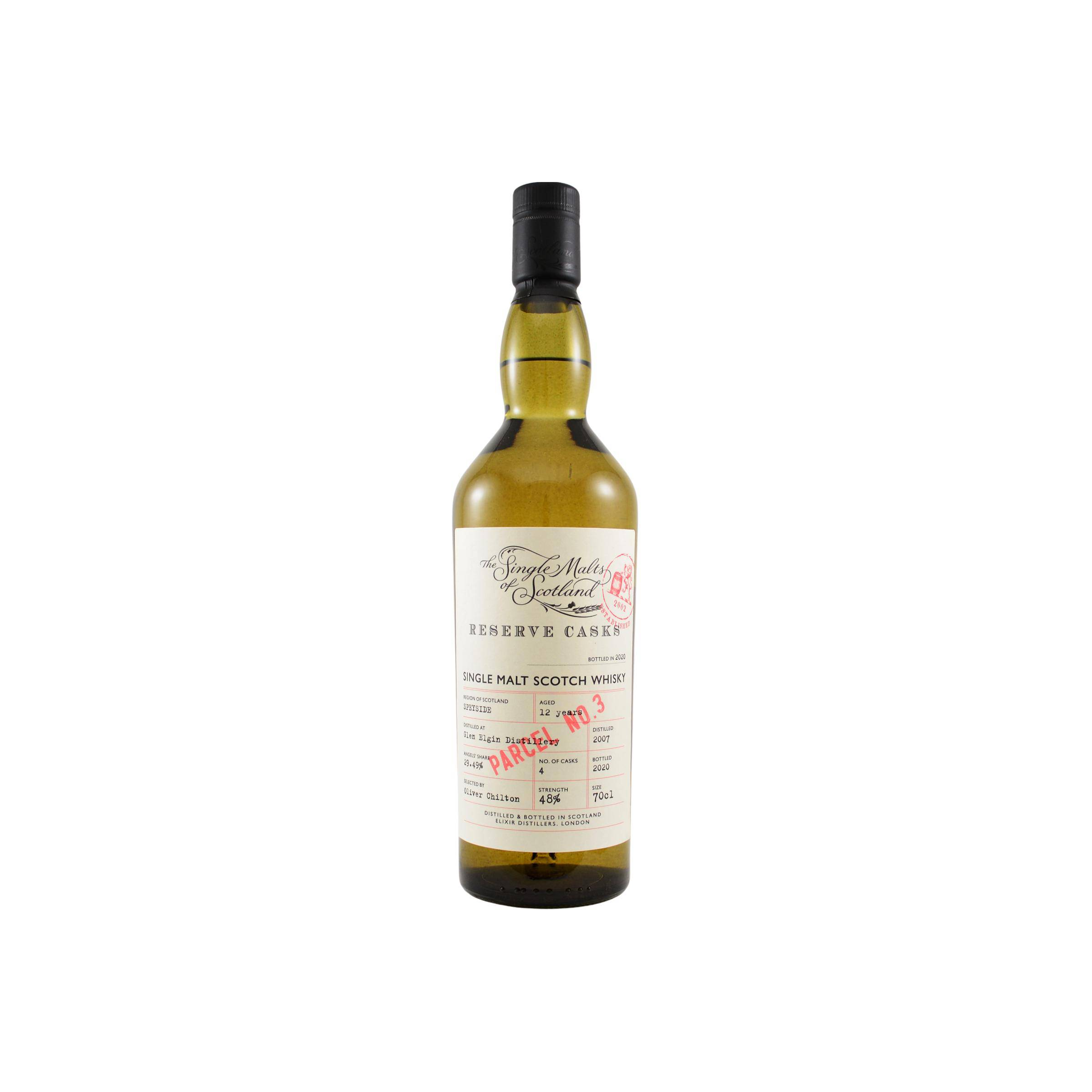 Glen Elgin 2007 12 Years Single Malt Whisky