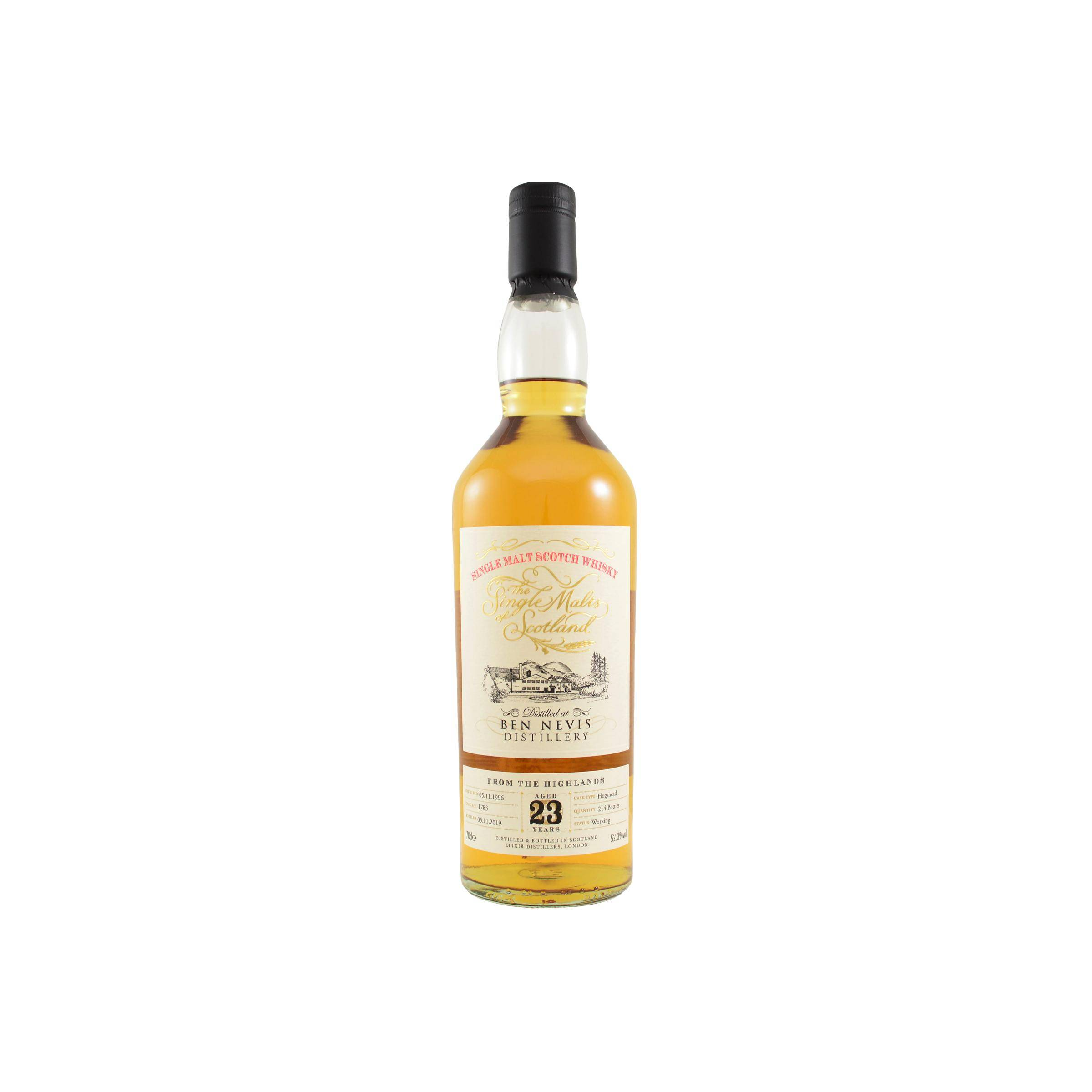 Ben Nevis The Single Malts of Scotland 1996 23 Years Single Malt Whisky