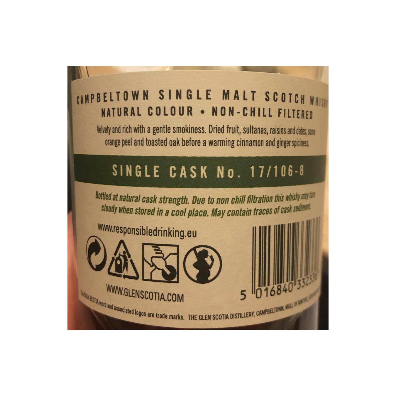 Glen Scotia 2007 11 Years Single Malt Whisky 3