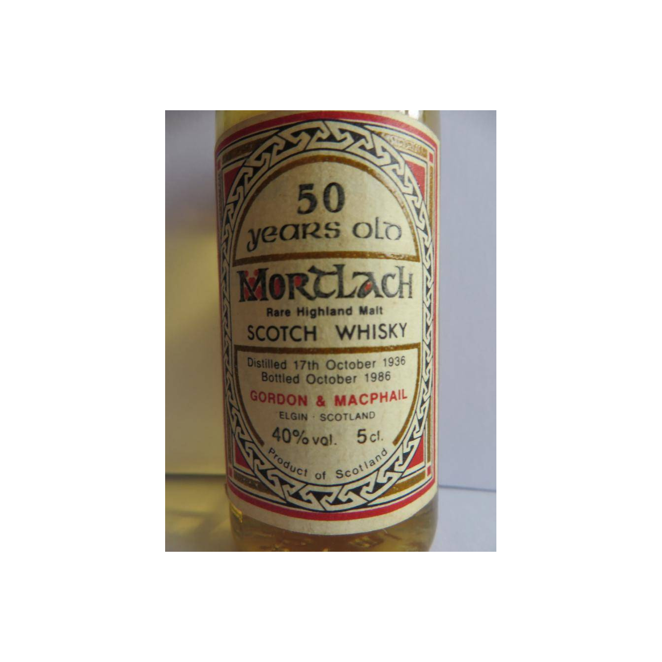 Mortlach 1936 50 Years Single Malt Whisky 3
