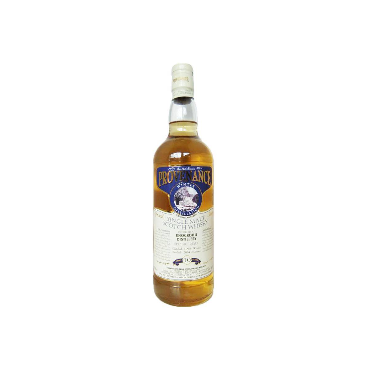 The Knockdhu McGibbon's Provenance 1993 10 Years Single Malt Whisky