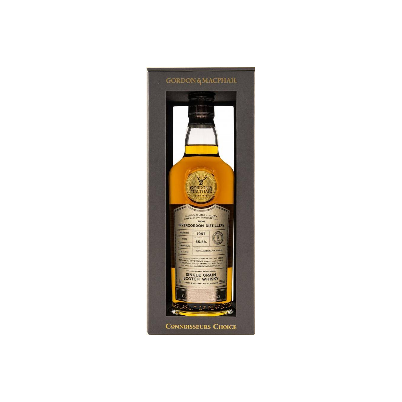 Invergordon Connoisseurs Choice - Cask Strength 1997 21 Years Single Grain Whisky 3