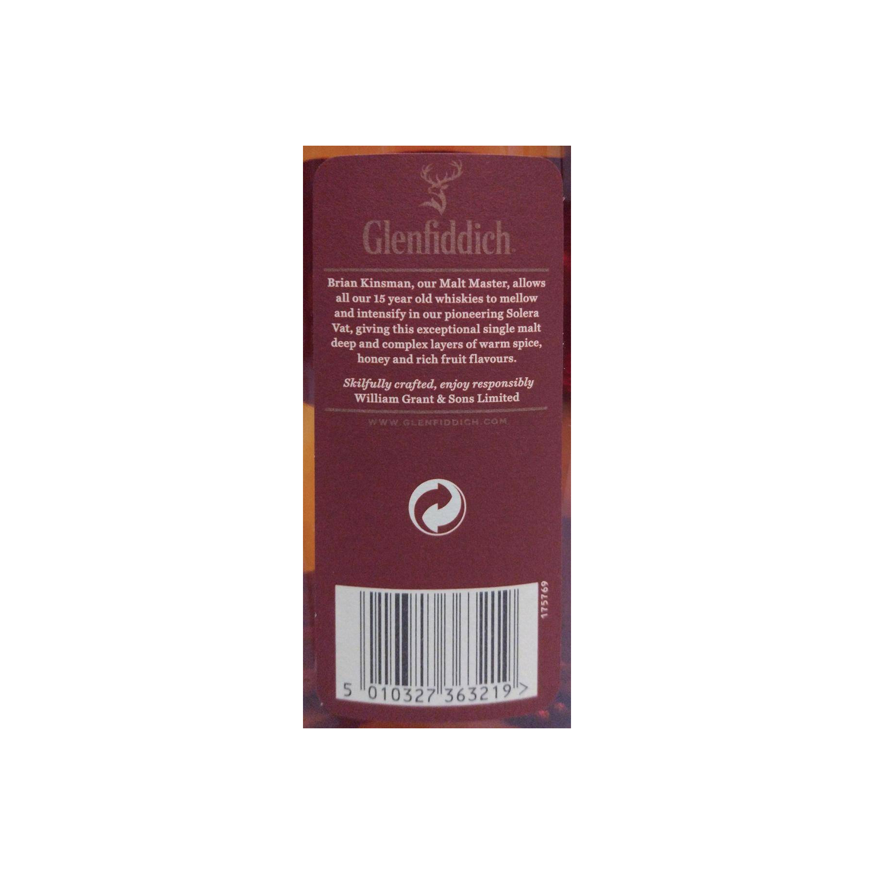 Glenfiddich 15 Years Single Malt Whisky 3