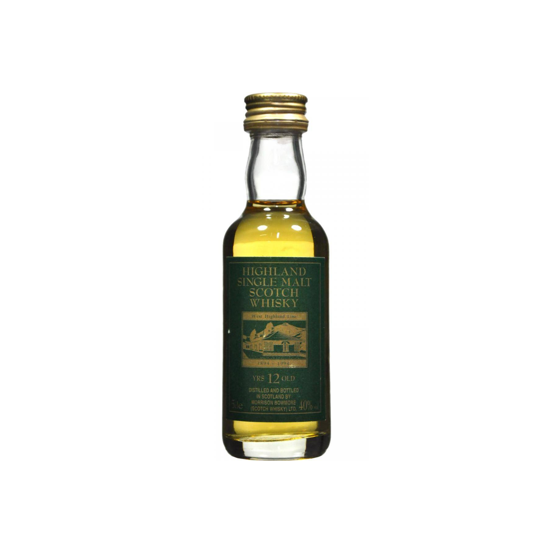 Highland Single Malt Scotch Whisky 12-year-old MBo 2