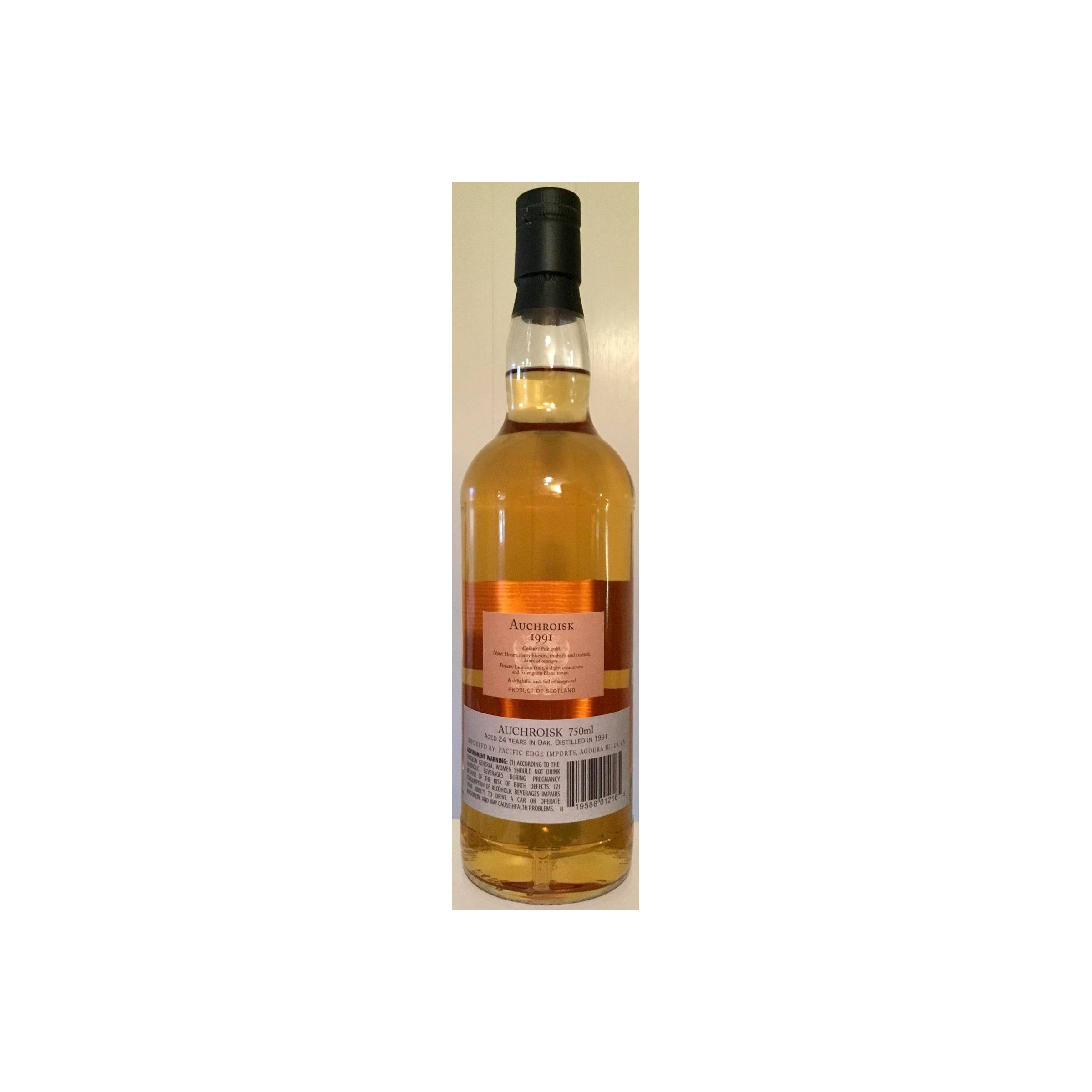 Auchroisk Individual Cask Bottling 1991 24 Years Single Malt Whisky 2