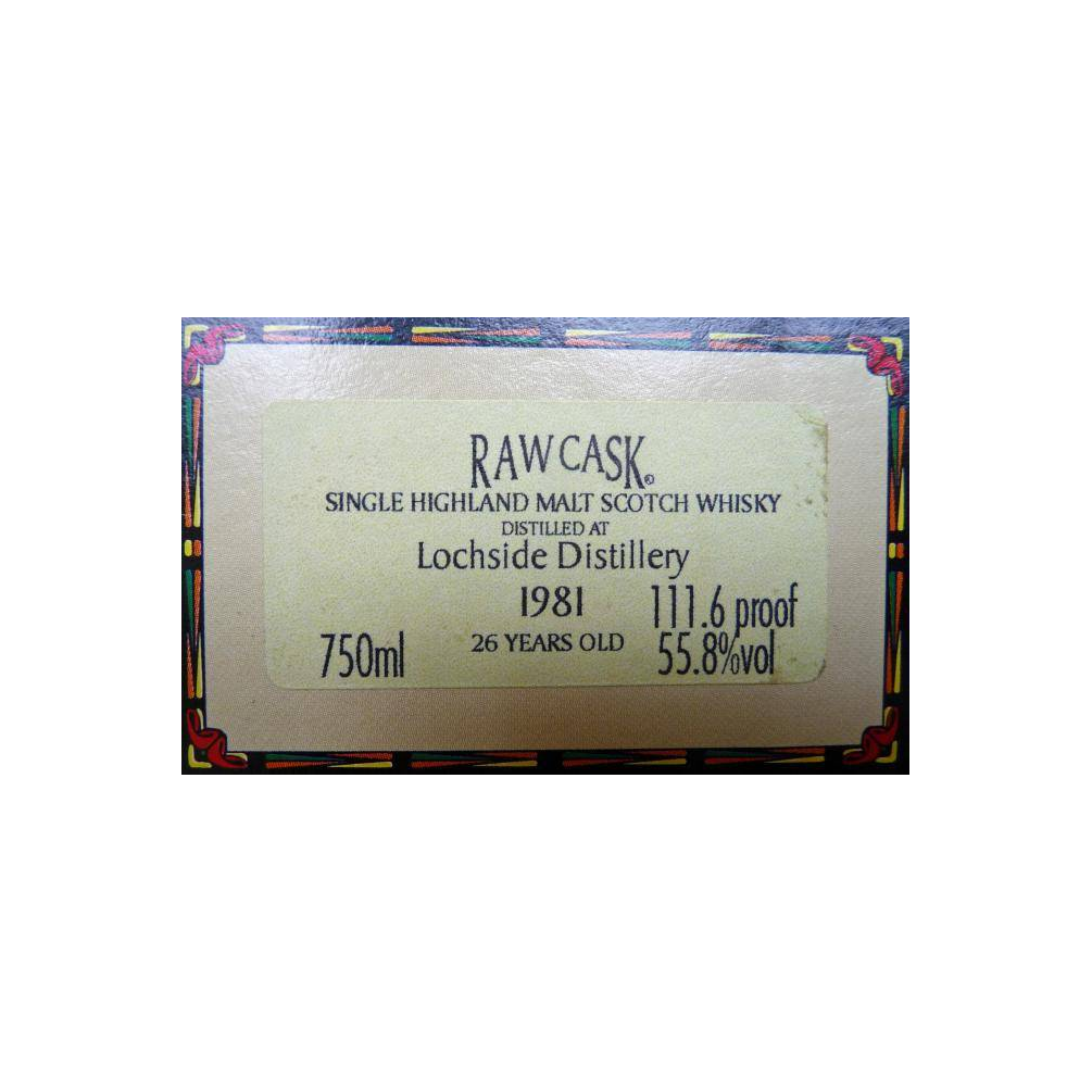 Lochside 1981 26 Years Single Malt Whisky 3