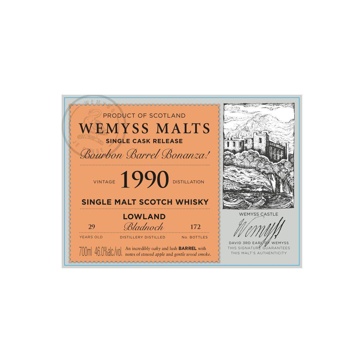 Bladnoch 1990 29 Years Single Malt Whisky 2