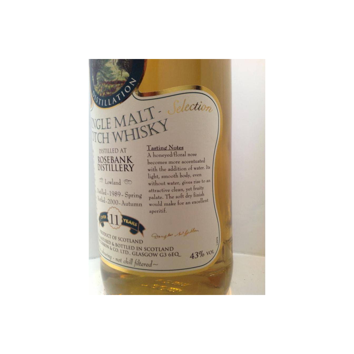 Rosebank McGibbon's Provenance 1989 11 Years Single Malt Whisky 3