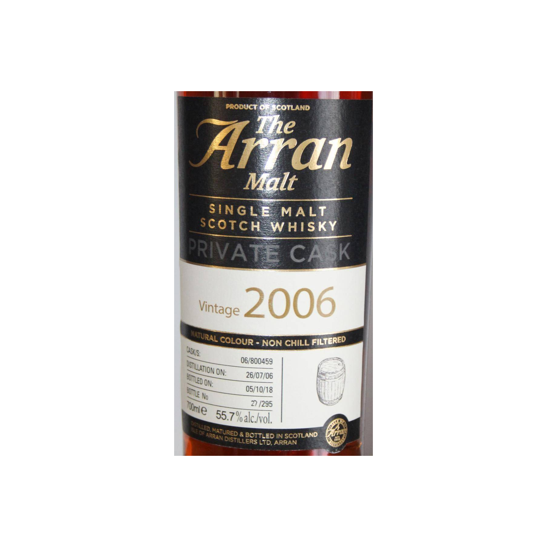 Arran Private Cask 2006 12 Years Single Malt Whisky 2