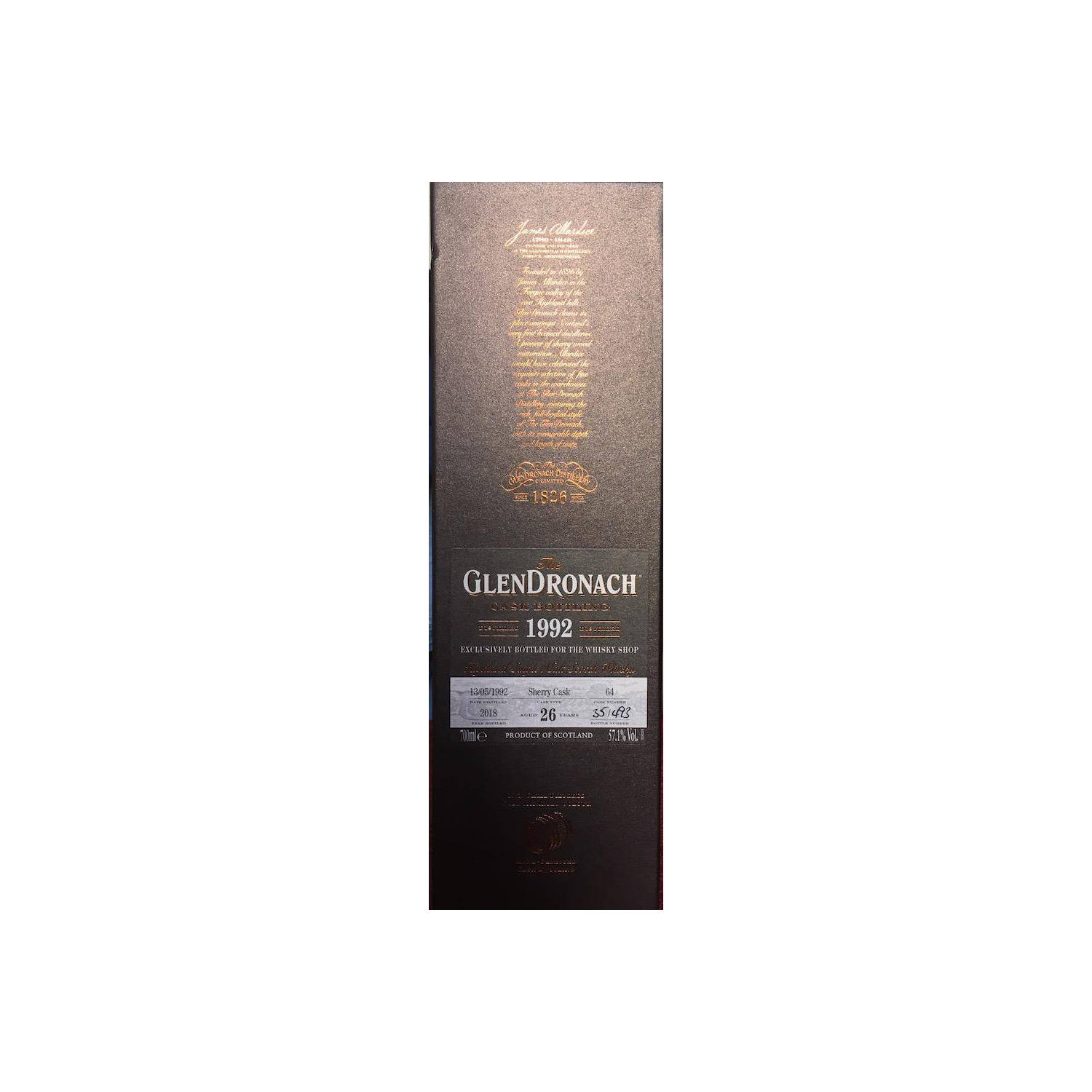 GlenDronach 1992 26 Years Single Malt Whisky 2