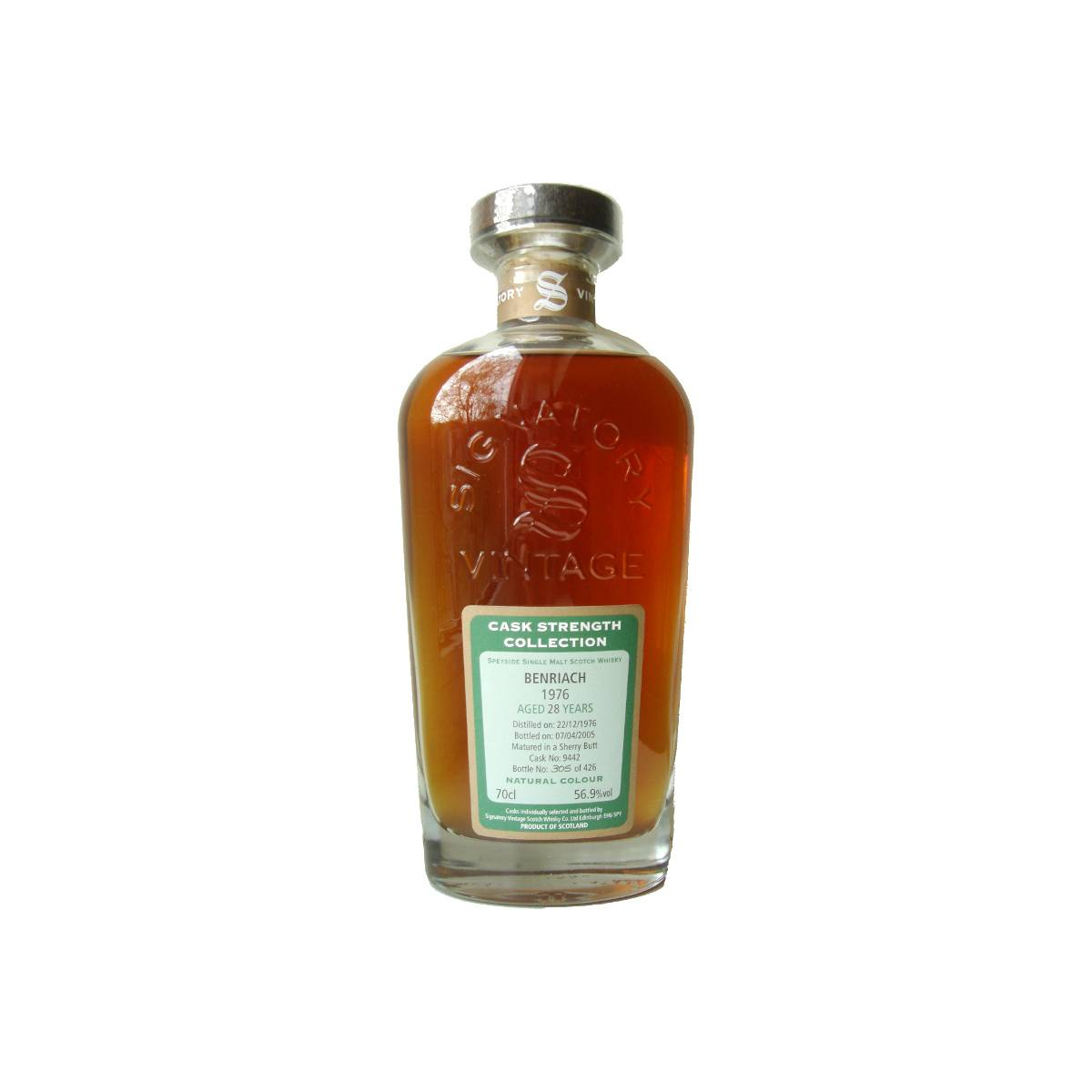 BenRiach Cask Strength Collection 1976 28 Years Single Malt Whisky