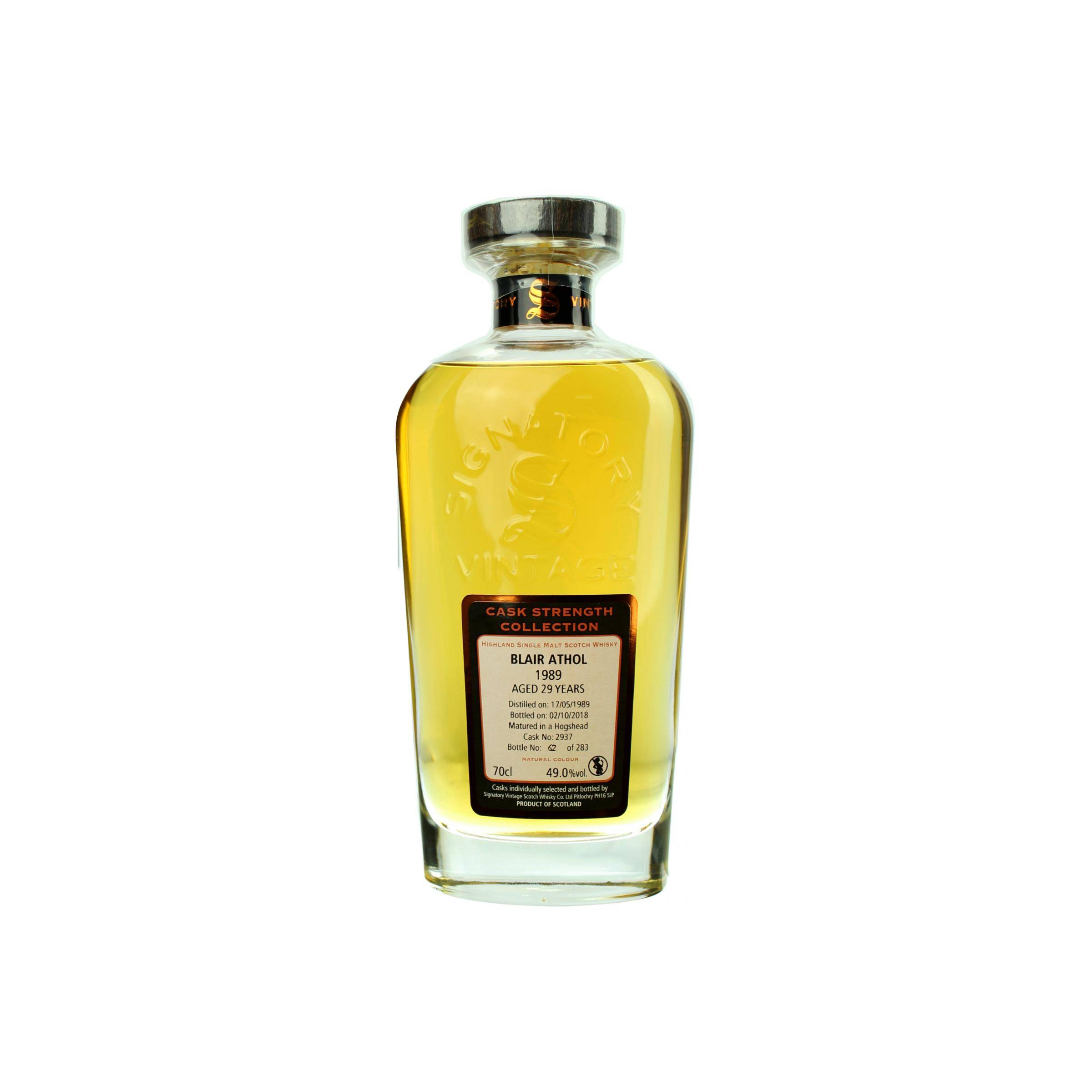 Blair Athol Cask Strength Collection 1989 29 Years Single Malt Whisky