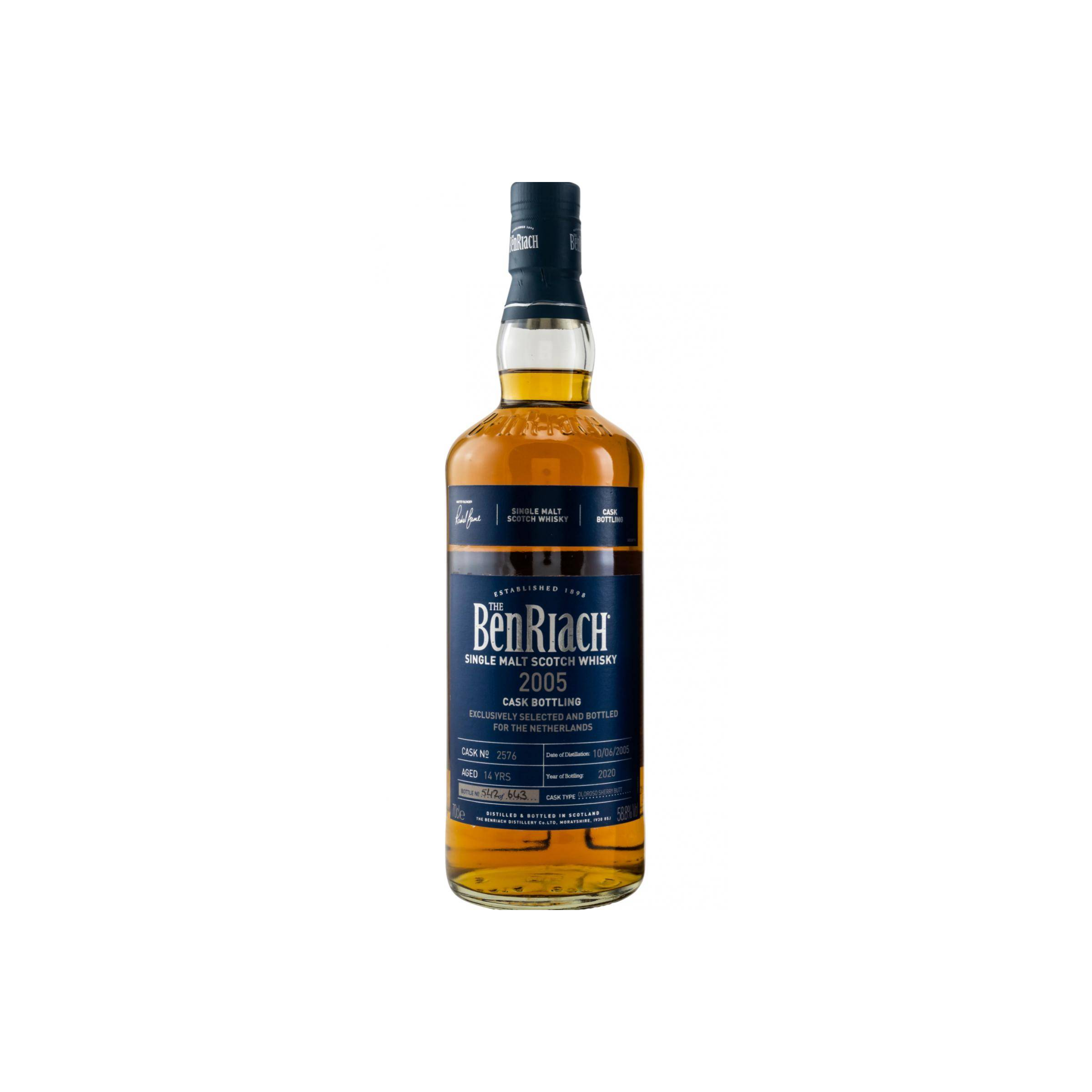 BenRiach Individual Cask Bottling 2005 14 Years Single Malt Whisky
