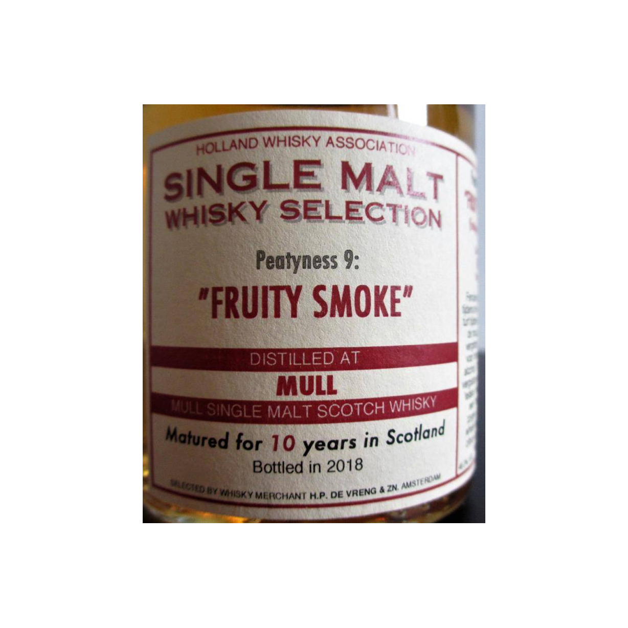 Distilled at Mull 10-year-old HPdV
