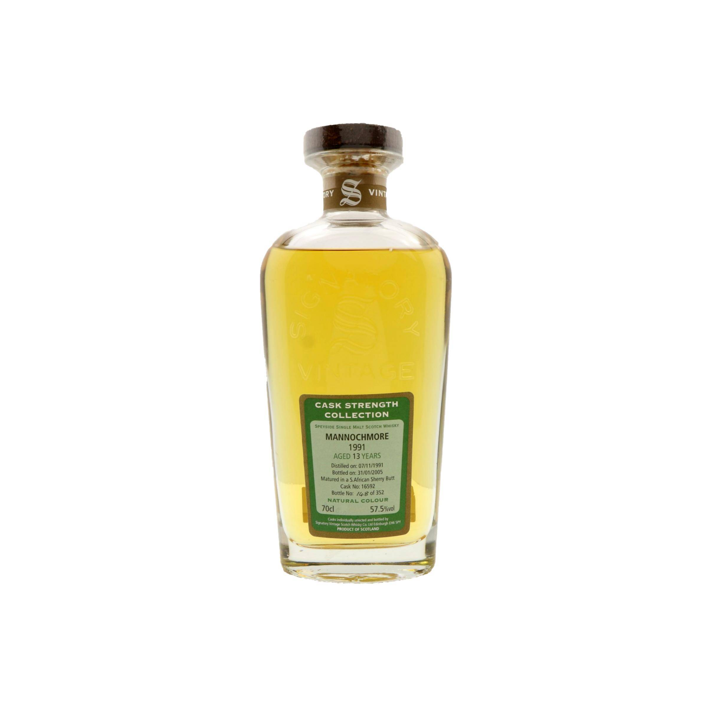 Mannochmore Cask Strength Collection 1991 13 Years Single Malt Whisky