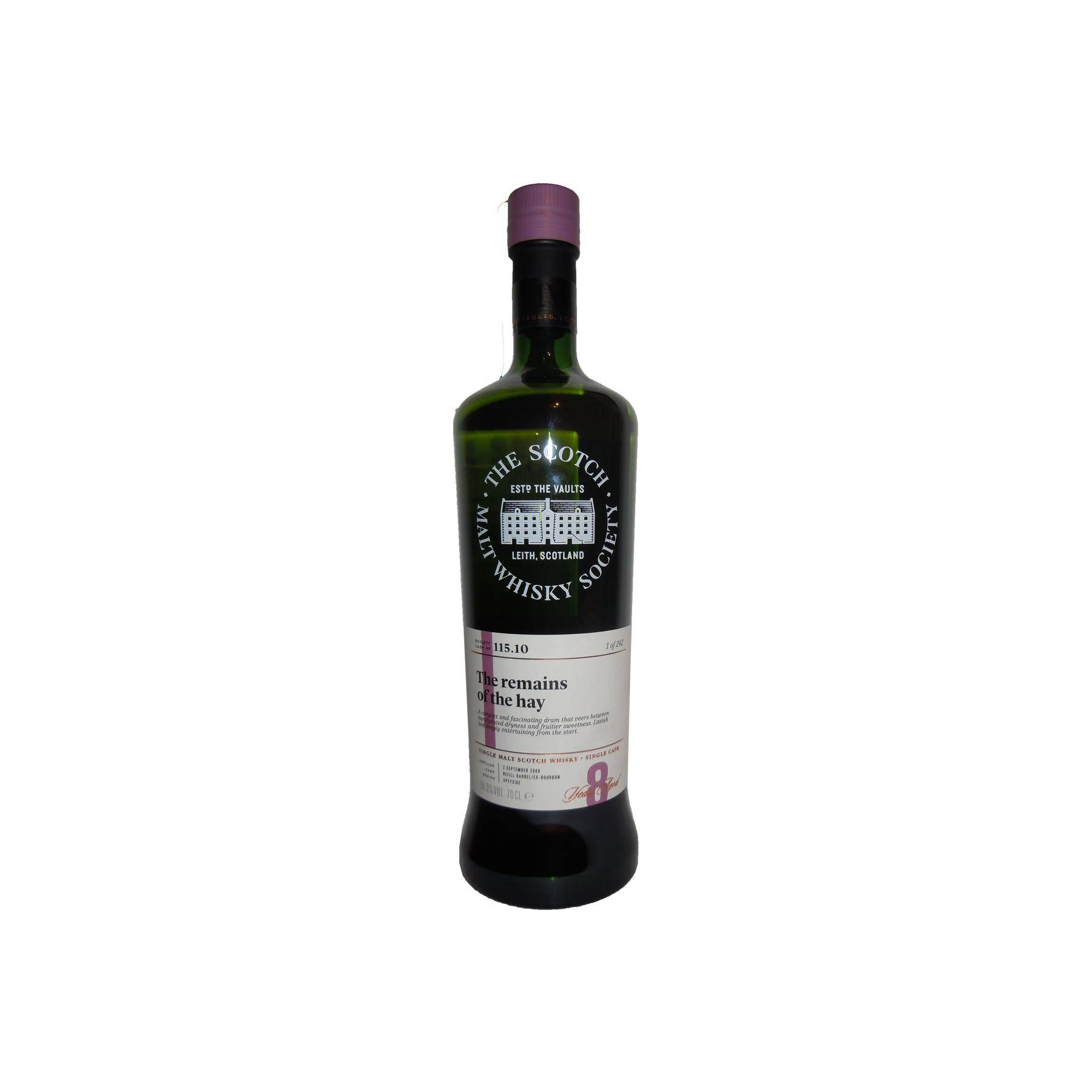 The Scotch Malt Whisky Society 2009 8 Years Single Malt Whisky