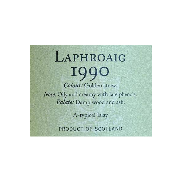 Laphroaig Individual Cask Bottling 1990 18 Years Single Malt Whisky 3