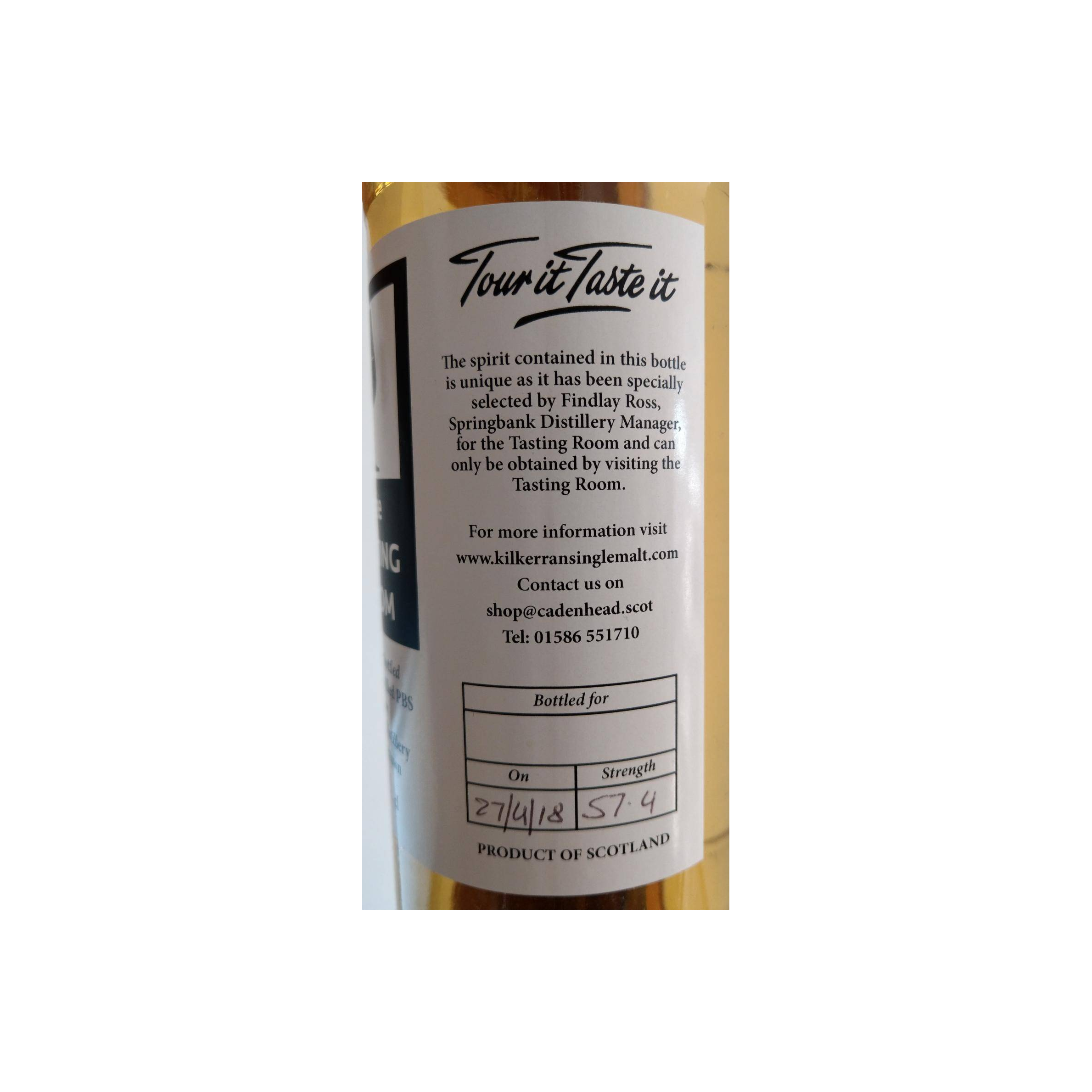 Kilkerran Single Malt Whisky 2