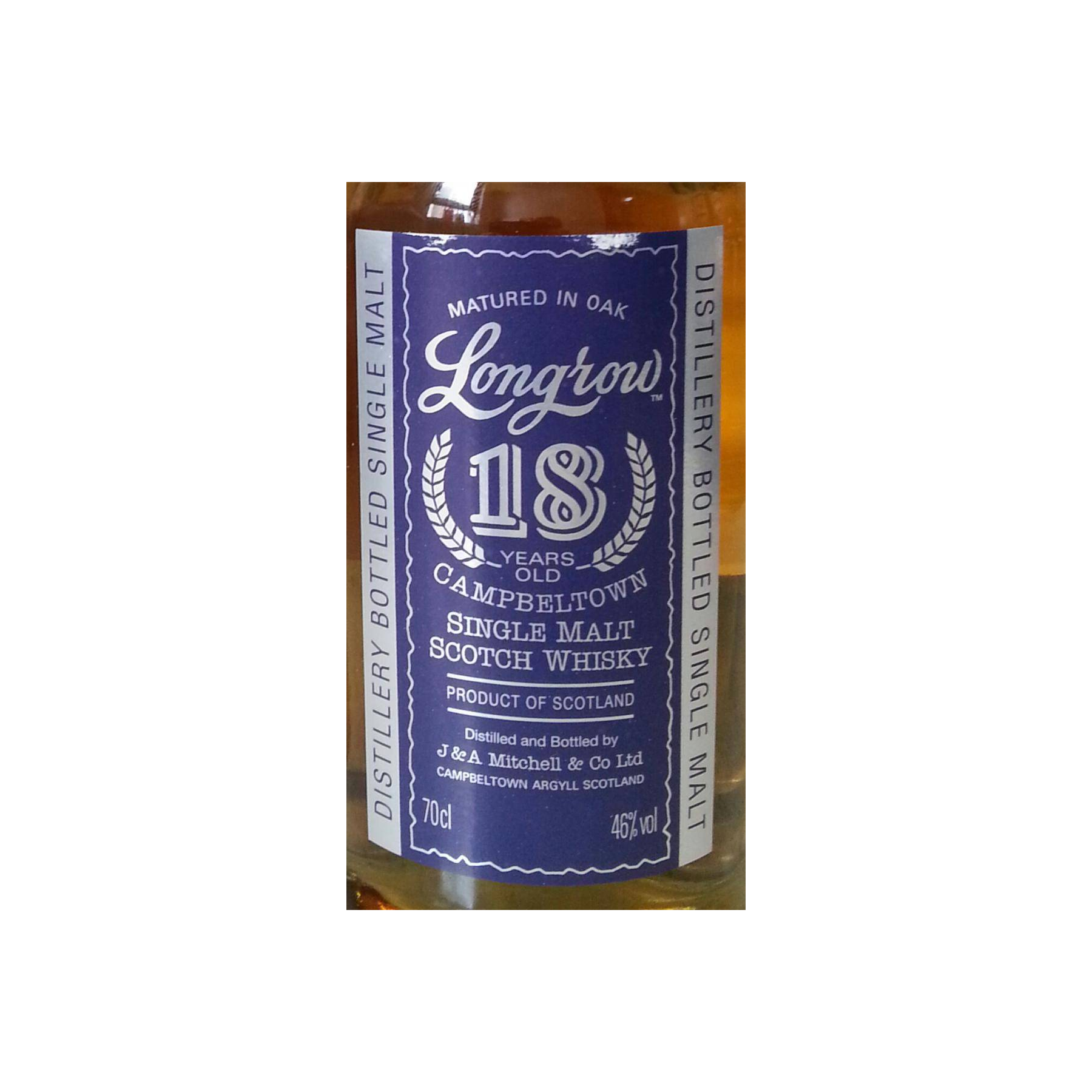 Longrow 18 Years Single Malt Whisky 3