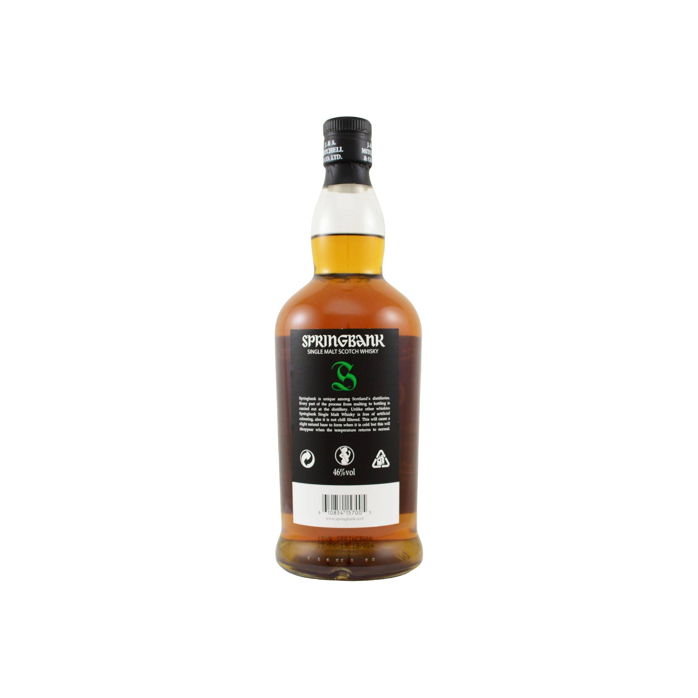 Springbank 15 Years Single Malt Whisky 2