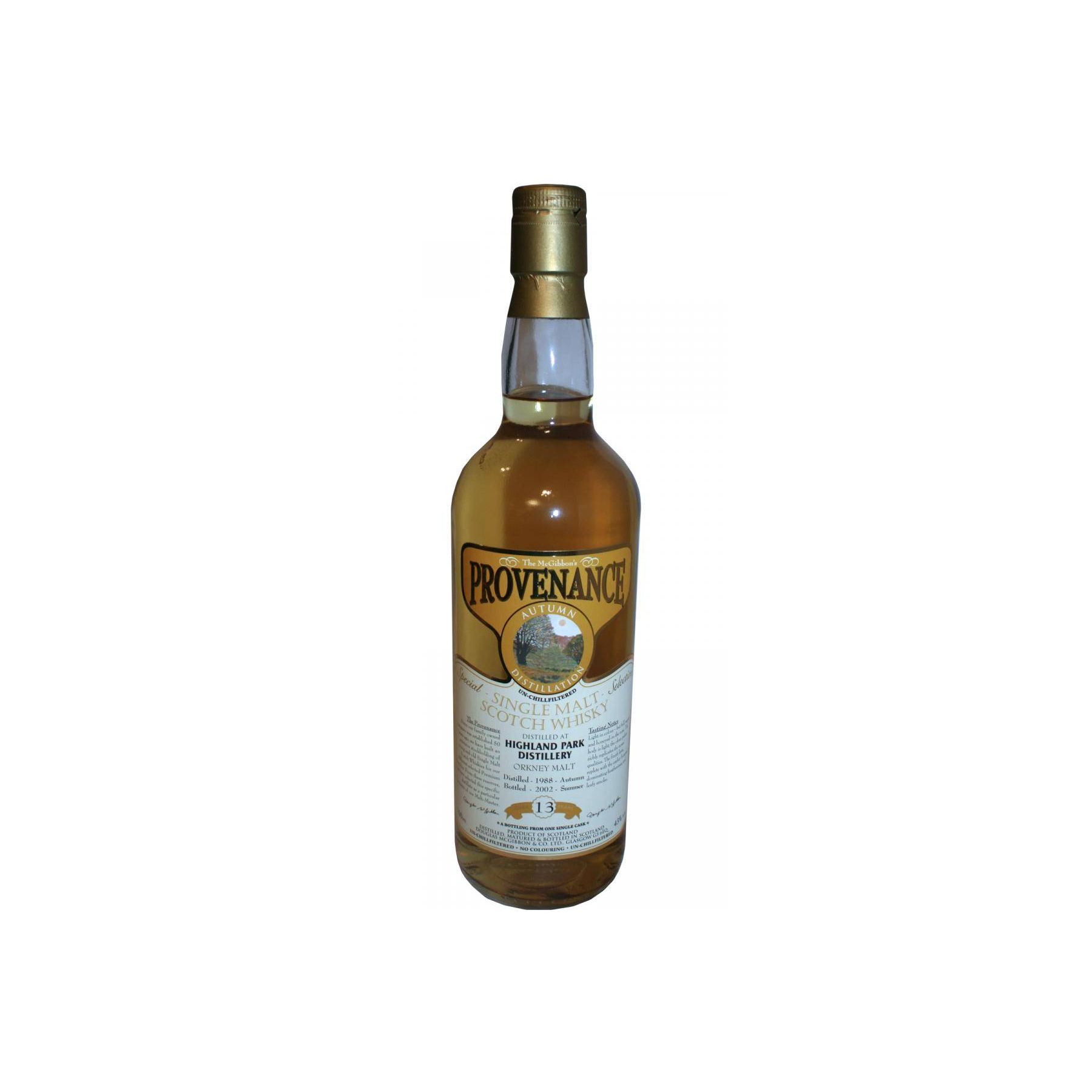 Highland Park McGibbon's Provenance 1988 13 Years Single Malt Whisky