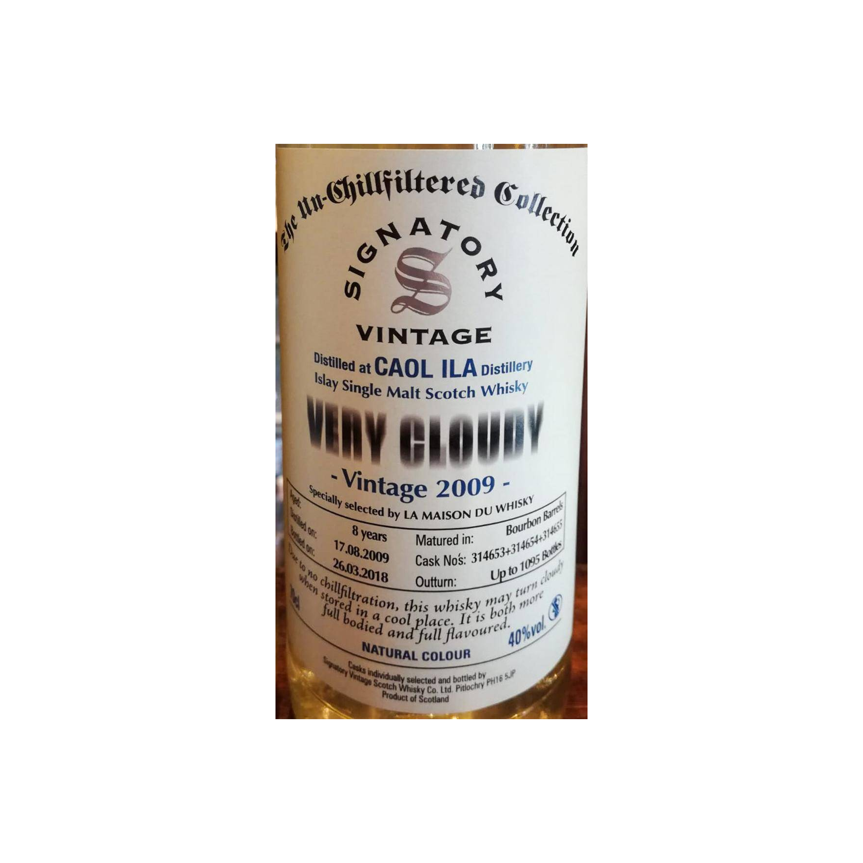 Caol Ila 2009 8 Years Single Malt Whisky