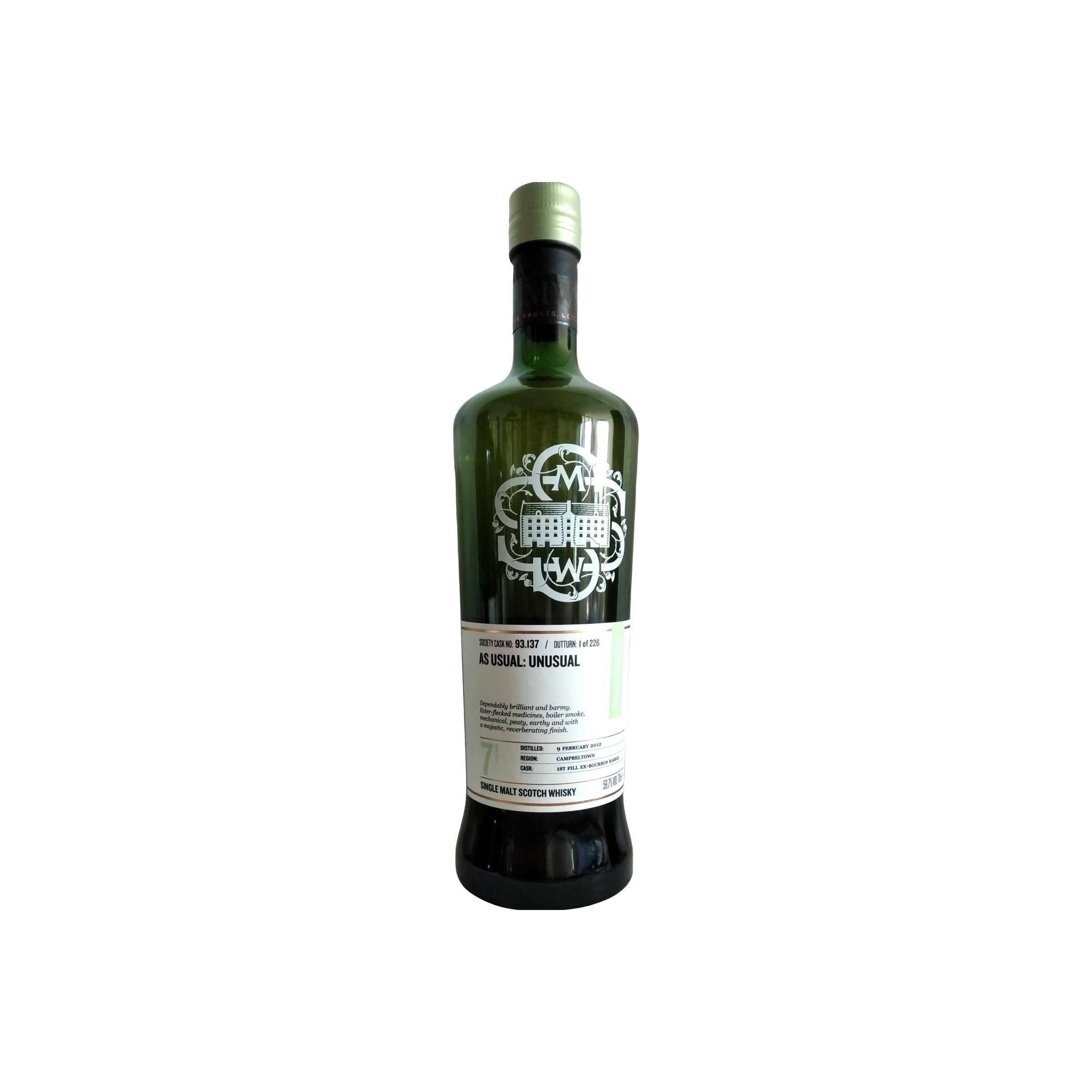 The Scotch Malt Whisky Society 2012 7 Years Single Malt Whisky