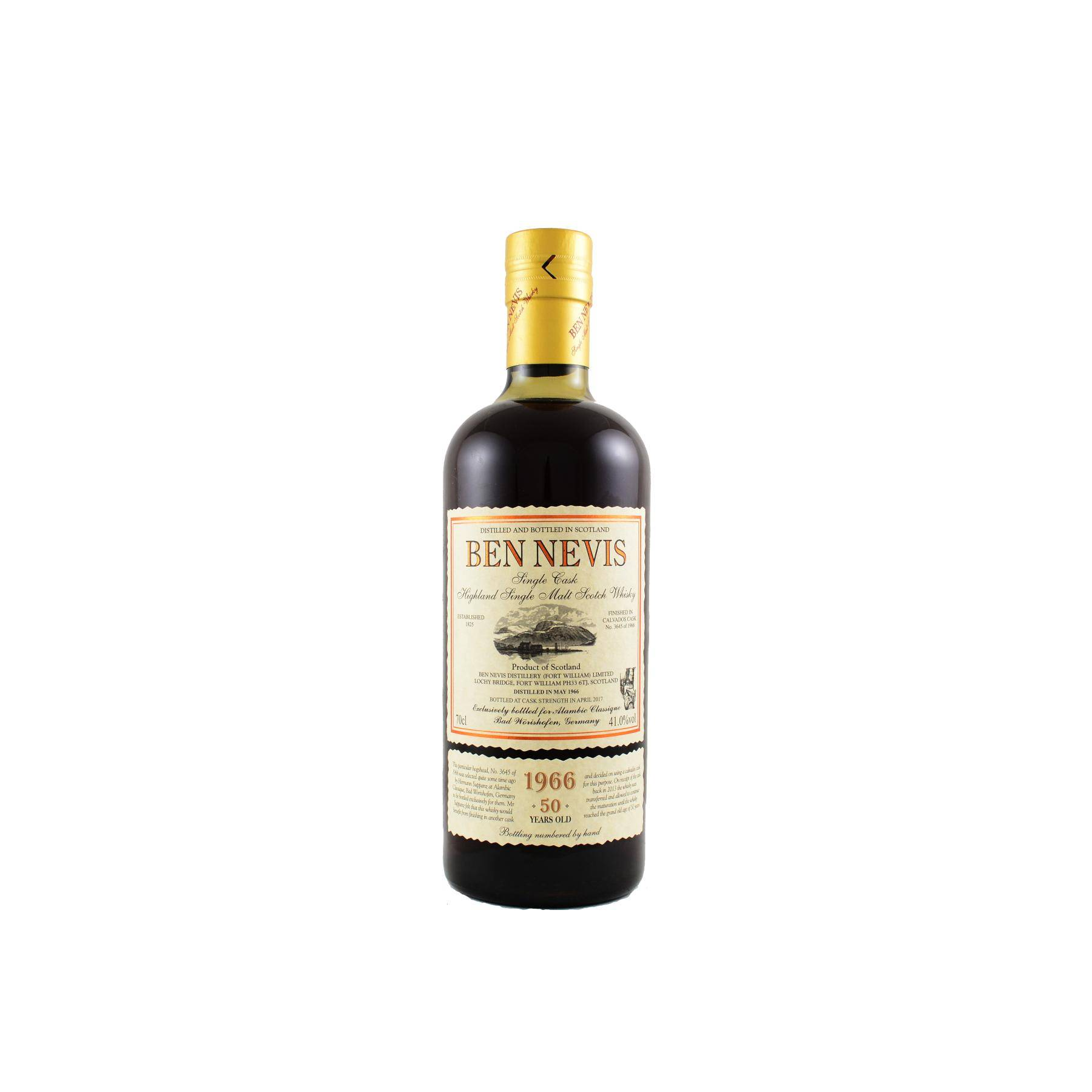Ben Nevis 1966 50 Years Single Malt Whisky