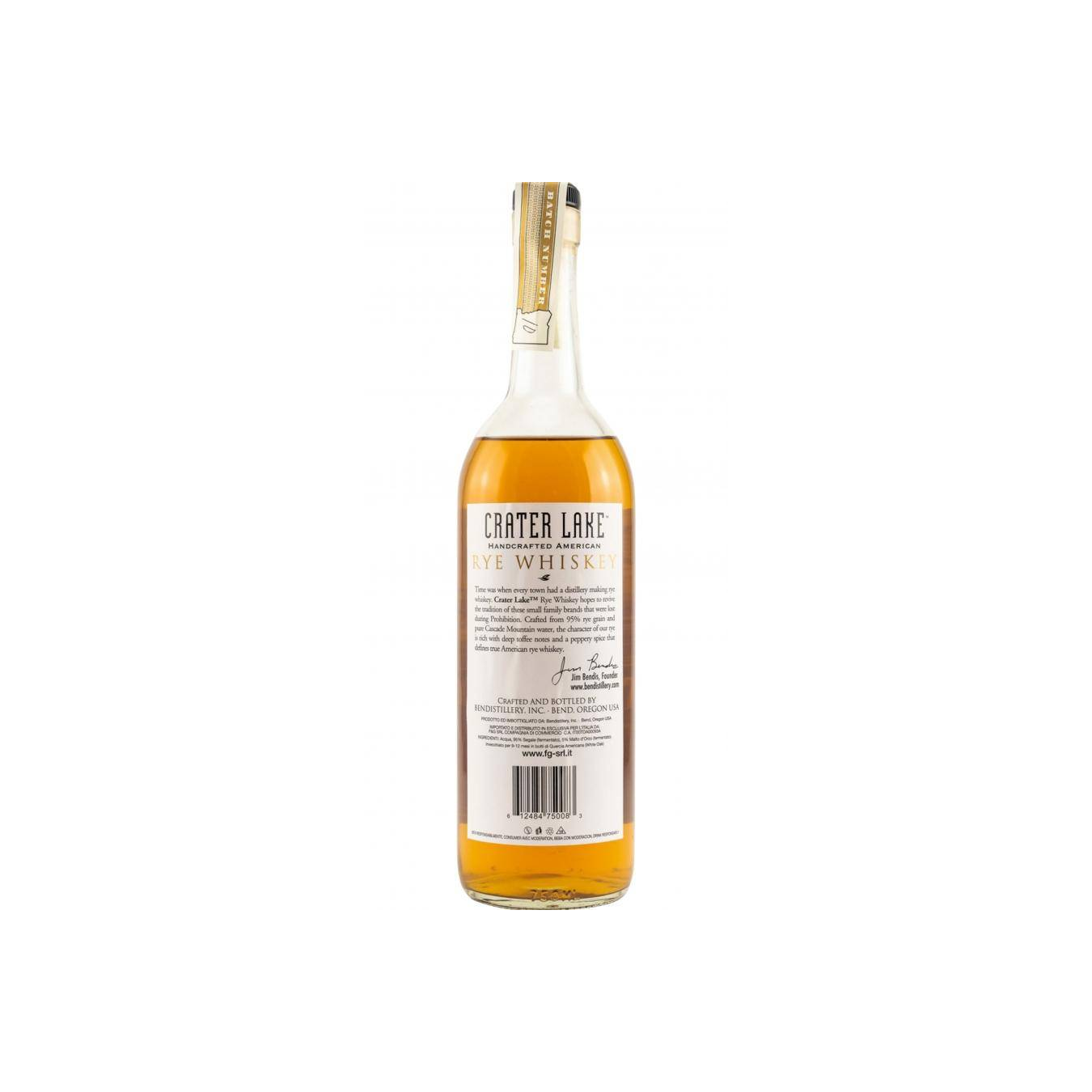 Crater Lake Rye Whiskey 2