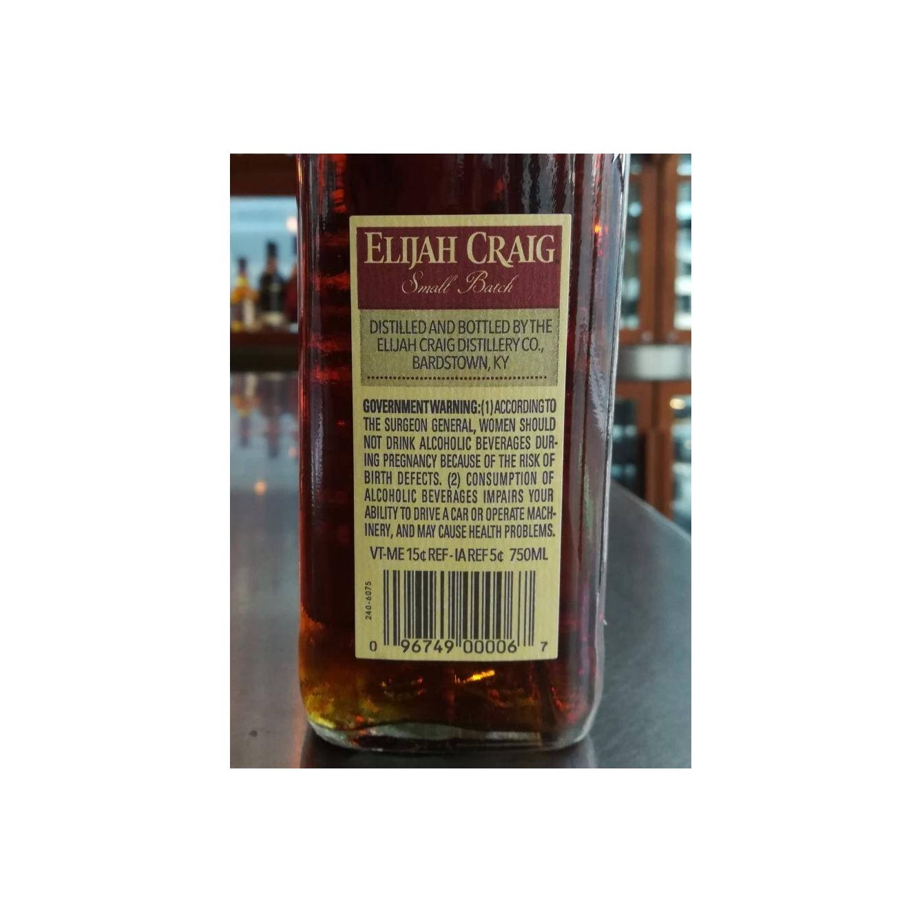 Elijah Craig Bourbon Whisky 2