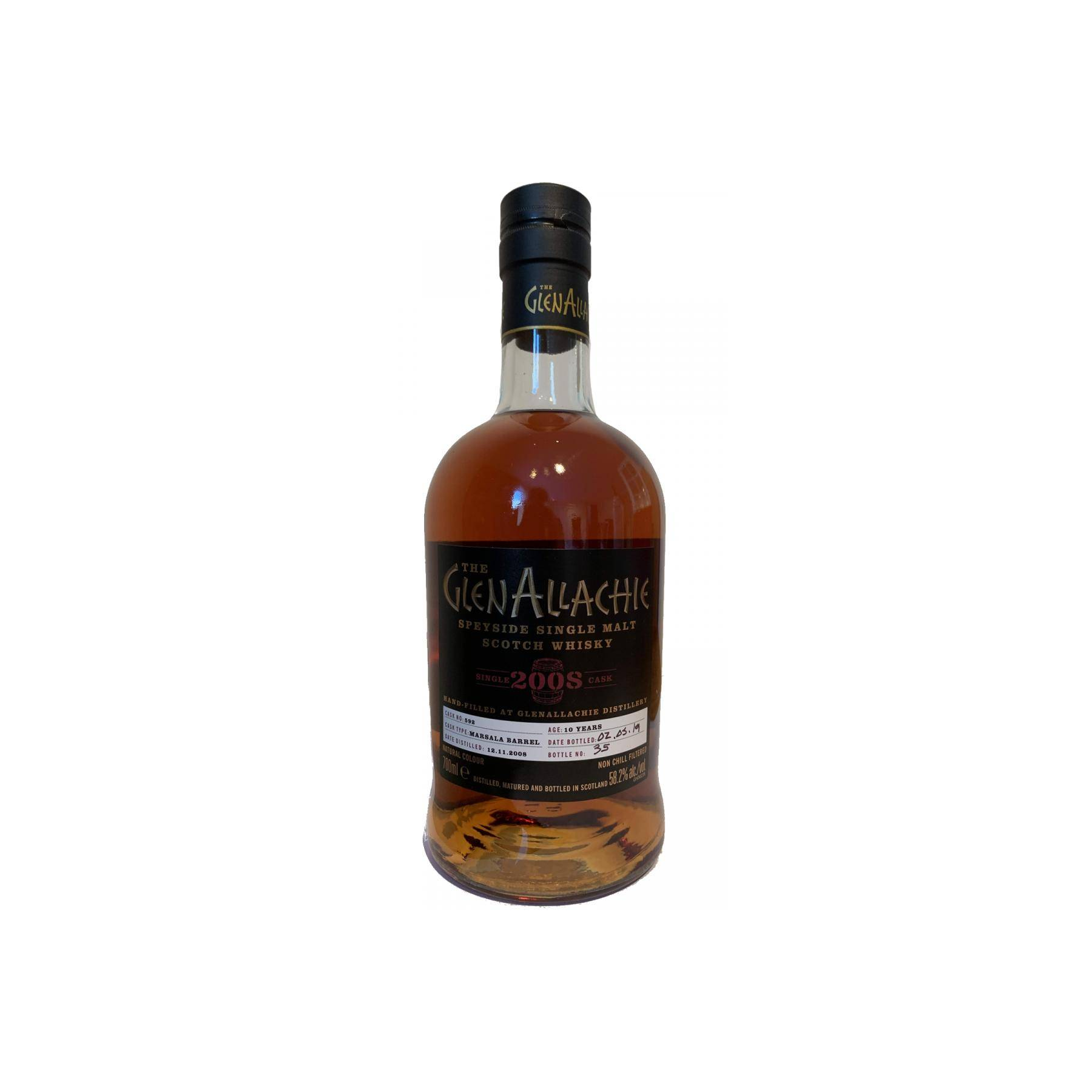 The GlenAllachie Single Cask 2008 10 Years Single Malt Whisky