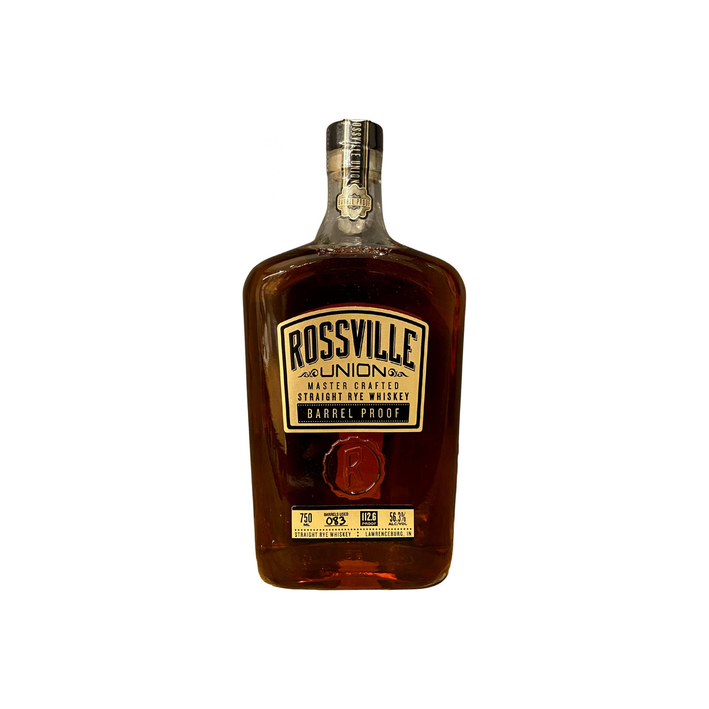 Rossville Union Master Crafted Barrel Proof