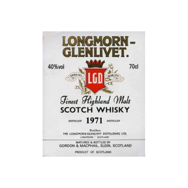 Longmorn Licensed Bottling 1971 33 Years Single Malt Whisky 2