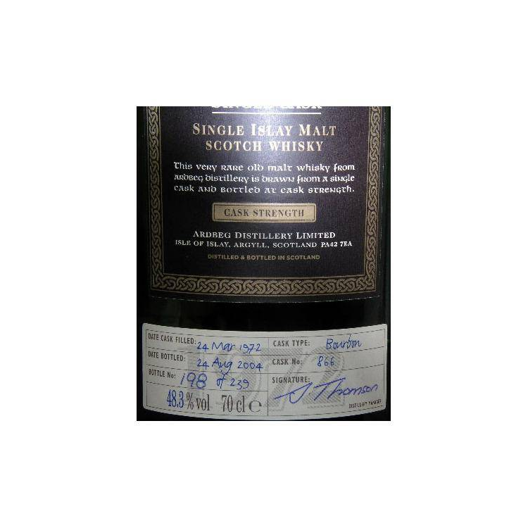 Ardbeg Single Cask 1972 32 Years Single Malt Whisky 2