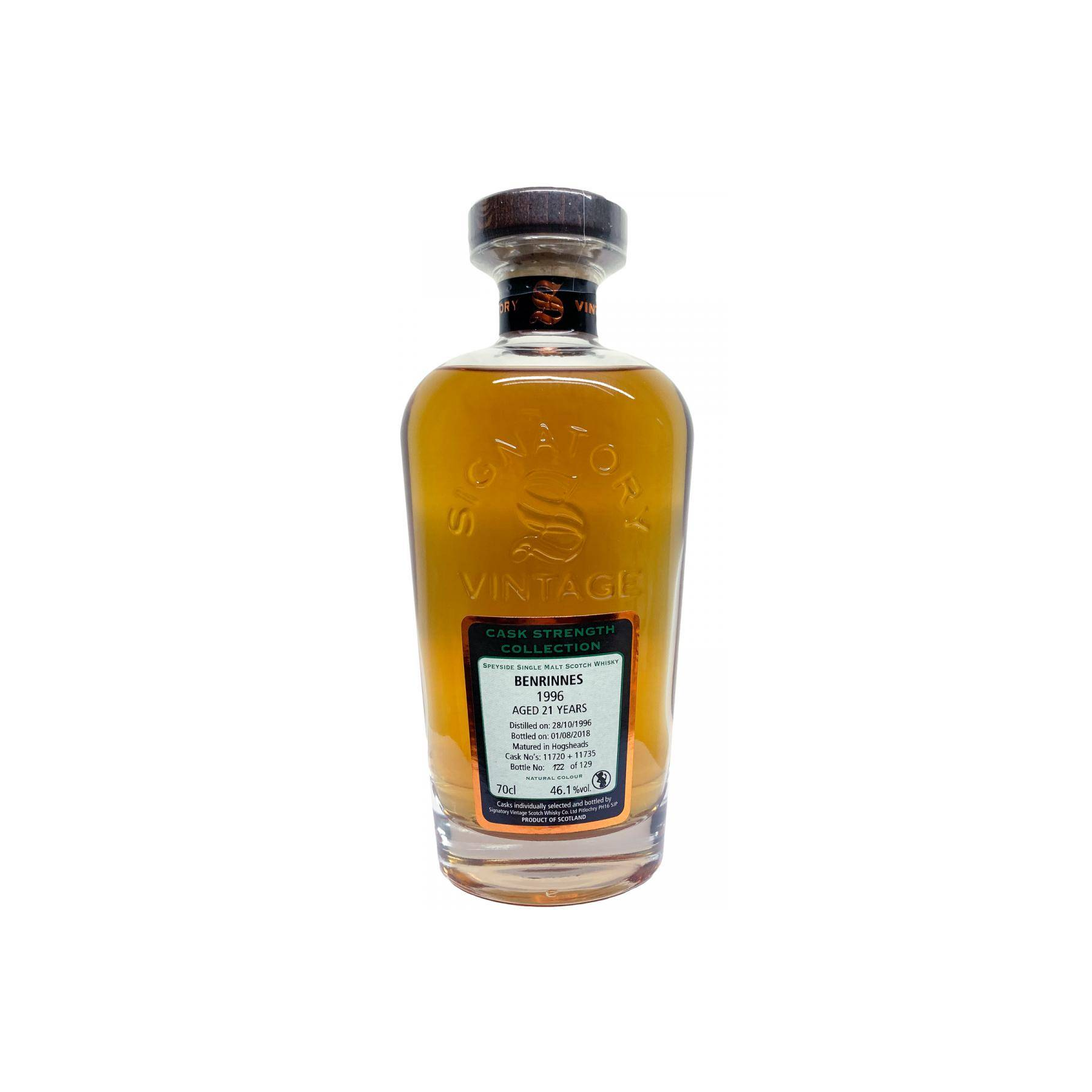 Benrinnes Cask Strength Collection 1996 21 Years Single Malt Whisky 2
