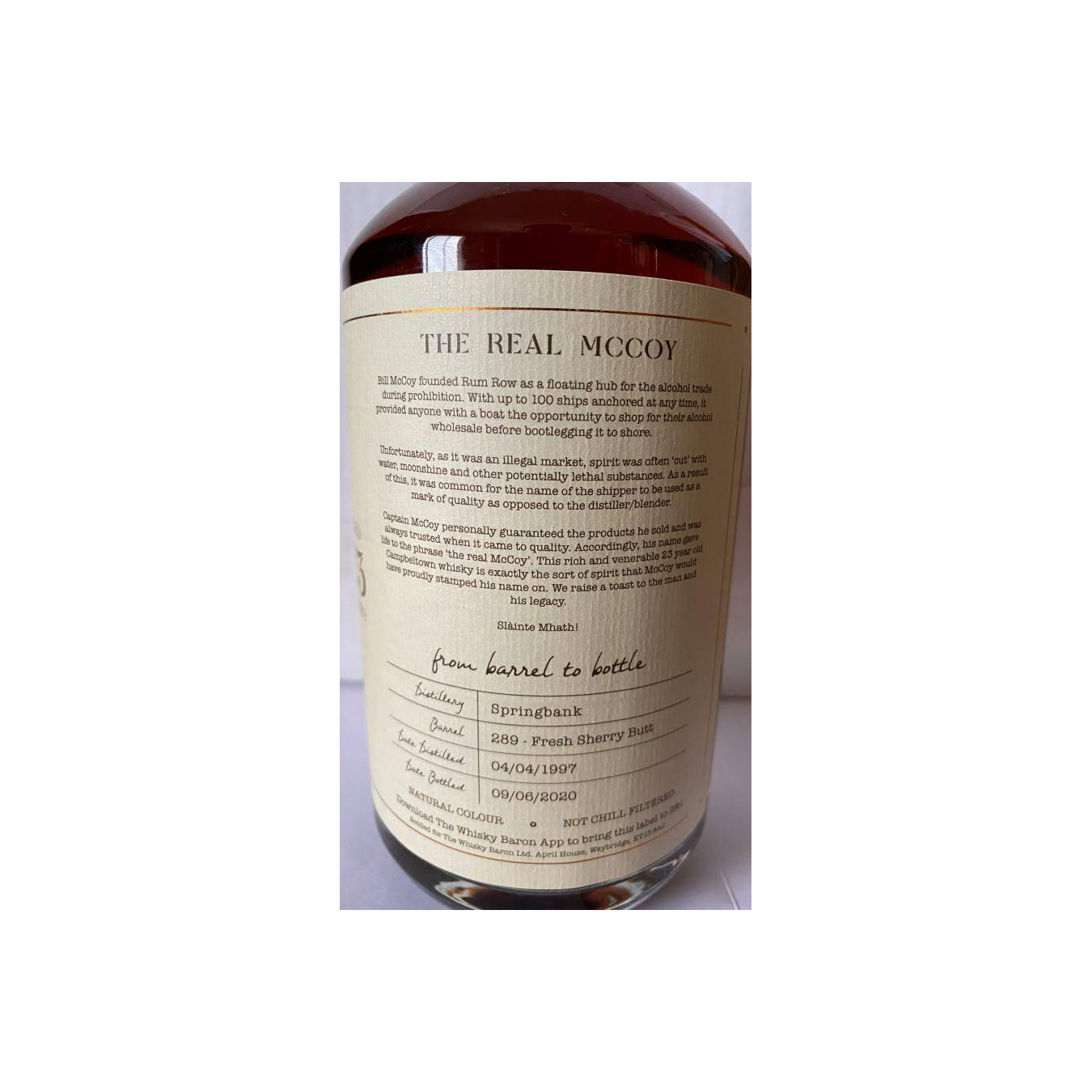 Springbank 1997 23 Years Single Malt Whisky 3