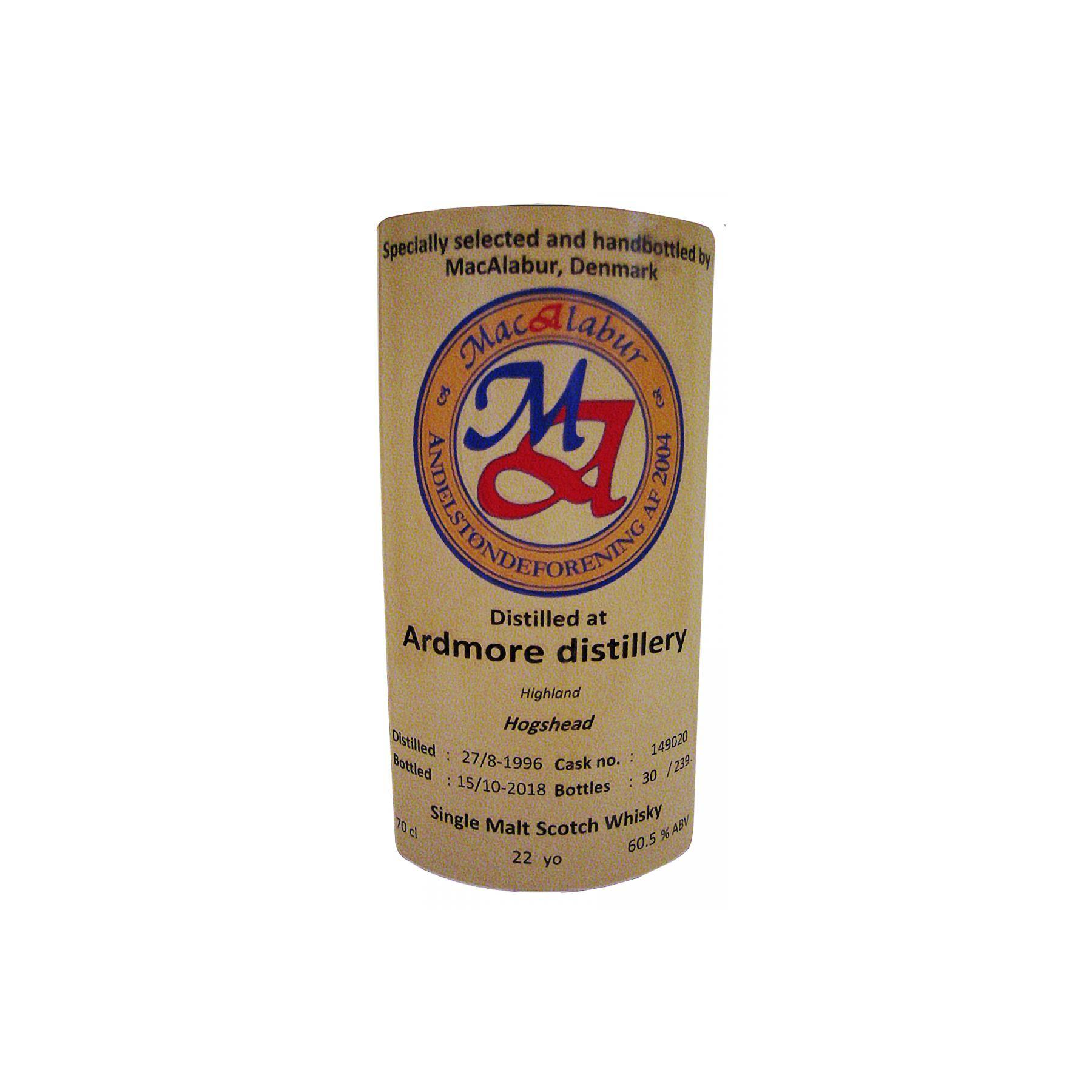 Ardmore 1996 22 Years Single Malt Whisky 2