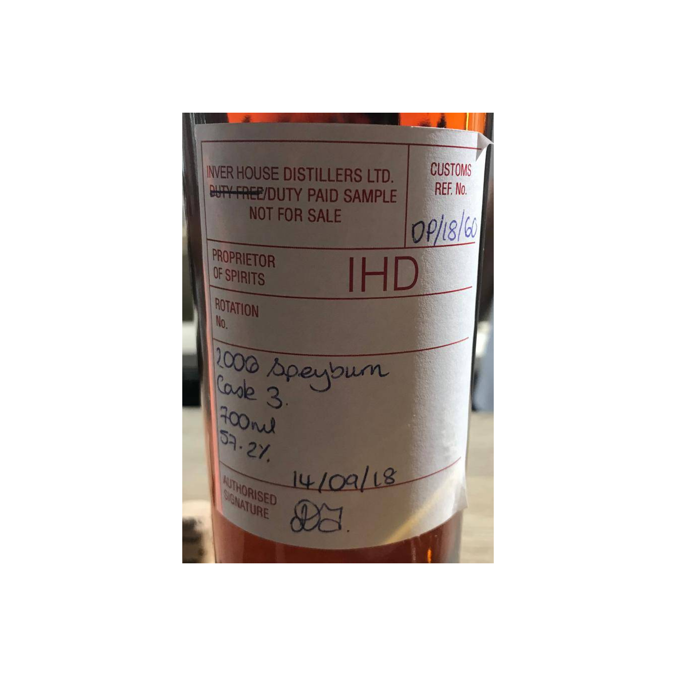 Spey 2006 12 Years Single Malt Whisky