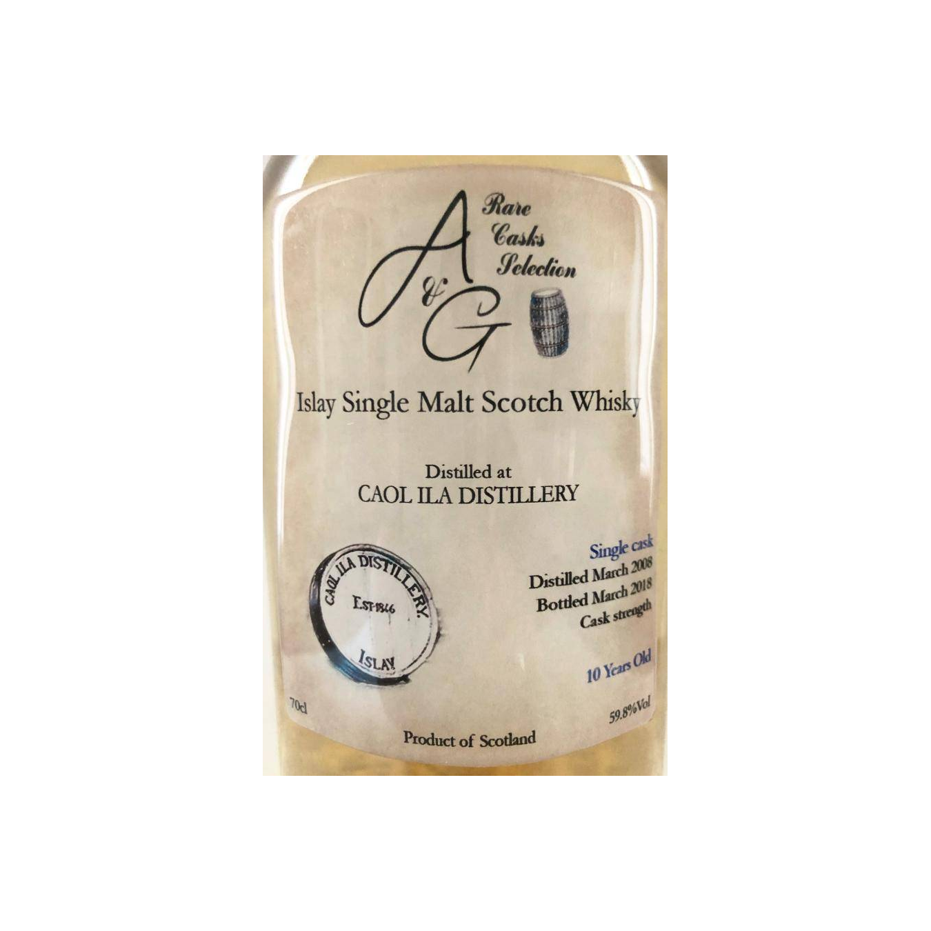 Caol Ila 2008 10 Years Single Malt Whisky 3