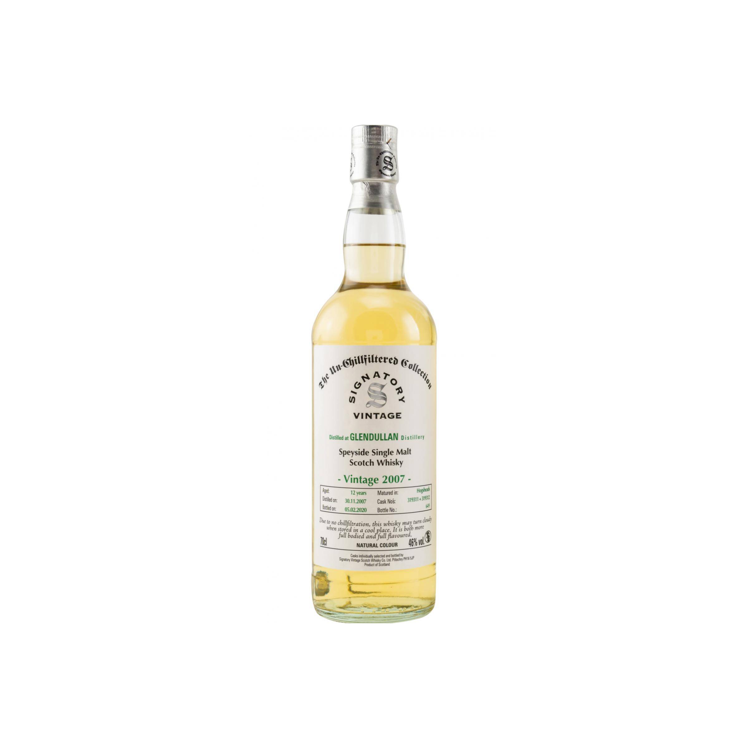 Glendullan The Un-Chillfiltered Collection 2007 12 Years Single Malt Whisky