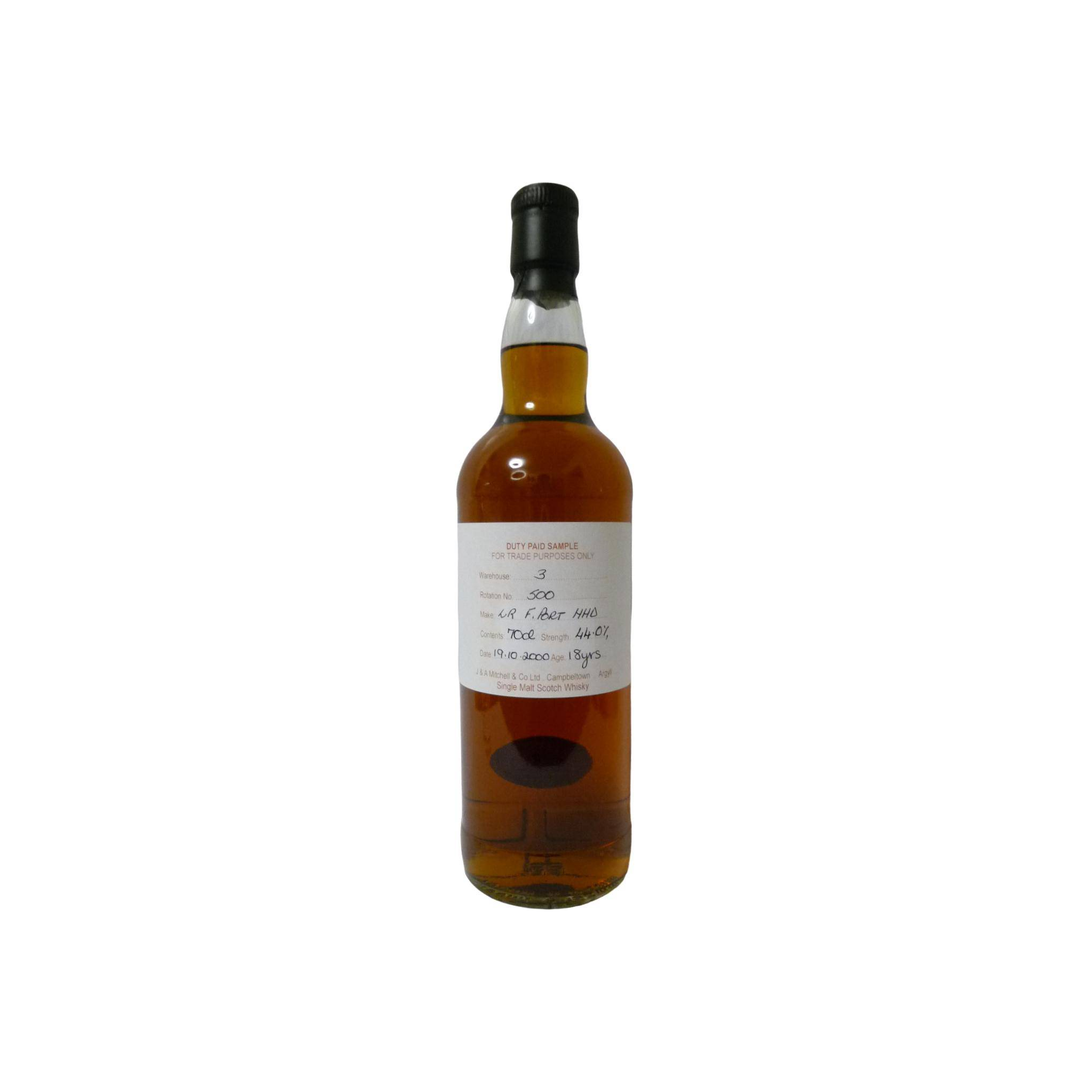 Longrow Duty Paid Sample - For Trade Purposes Only 2000 18 Years Single Malt Whisky