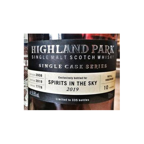 Highland Park Single Cask 2008 10 Years Single Malt Whisky 2