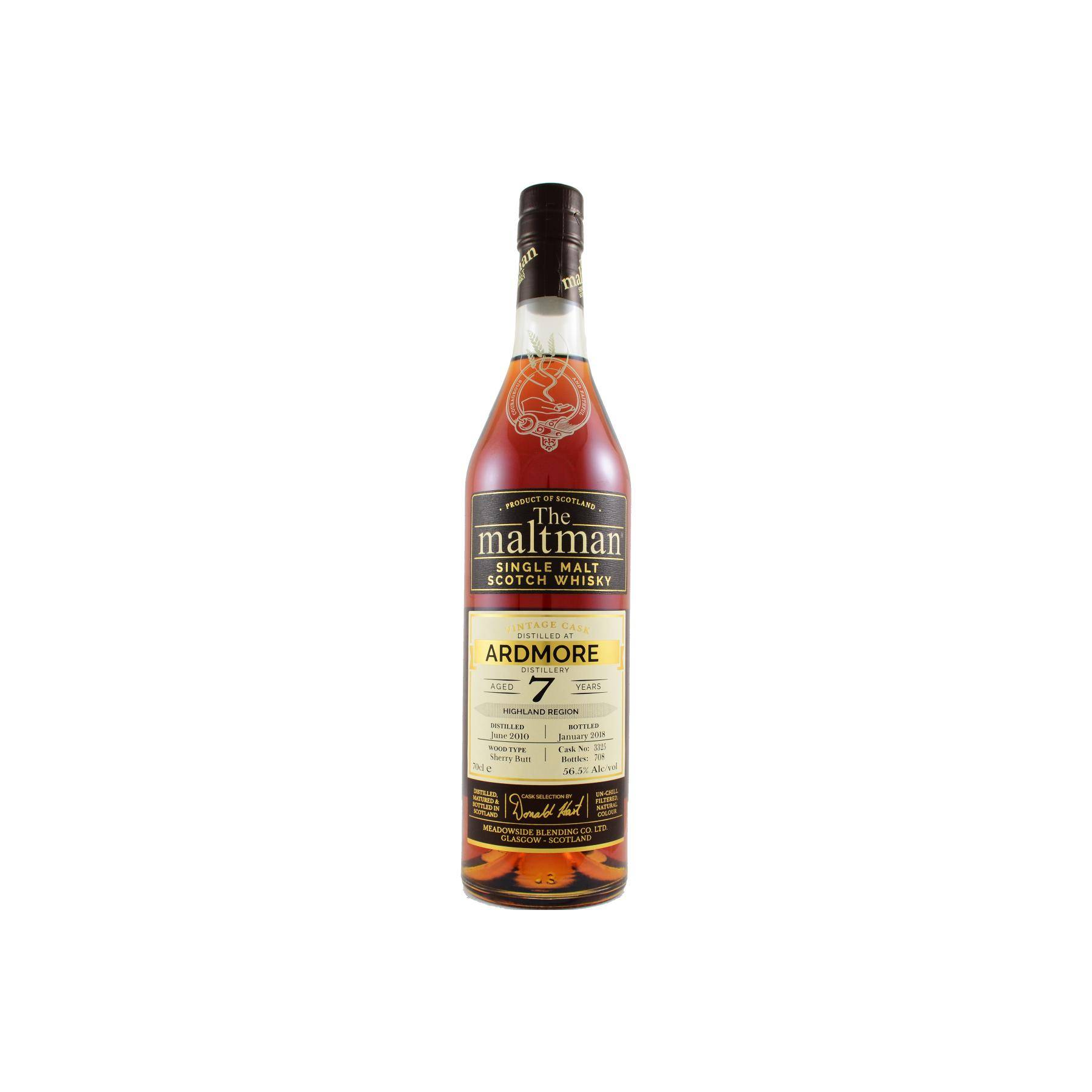 Ardmore 2010 7 Years Single Malt Whisky