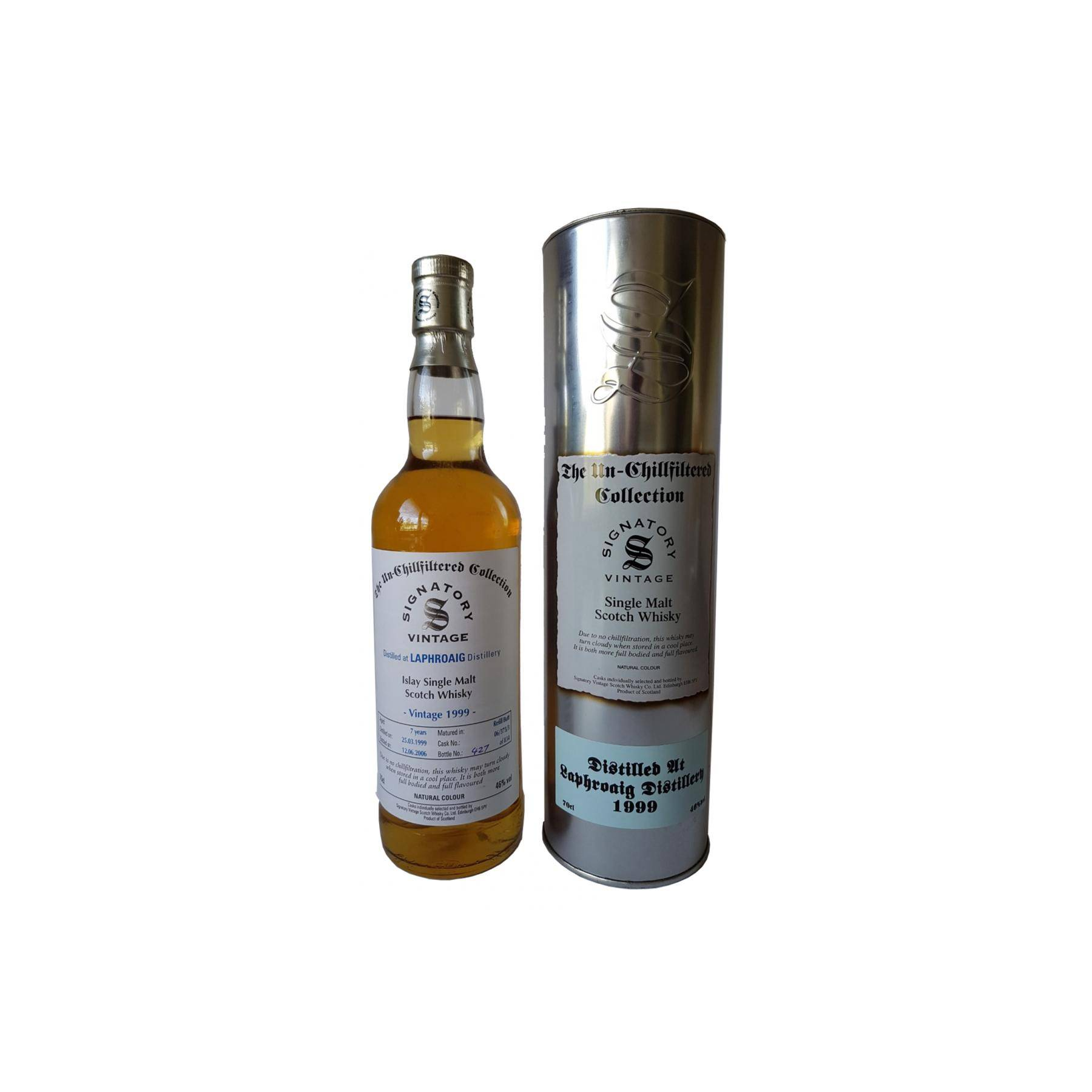 Laphroaig The Un-Chillfiltered Collection 1999 7 Years Single Malt Whisky 2