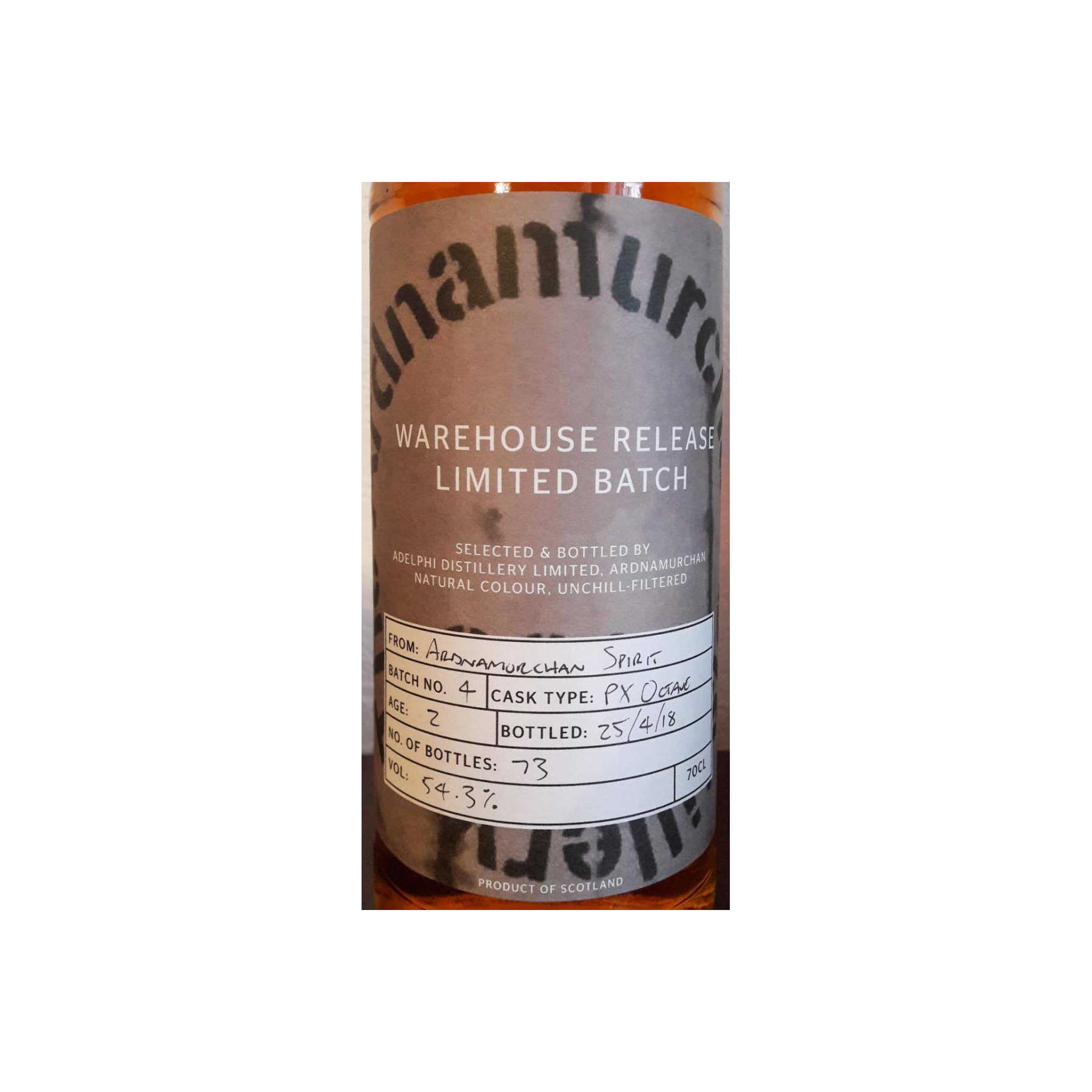 Ardnamurchan 2 Years Spirit Whisky 2