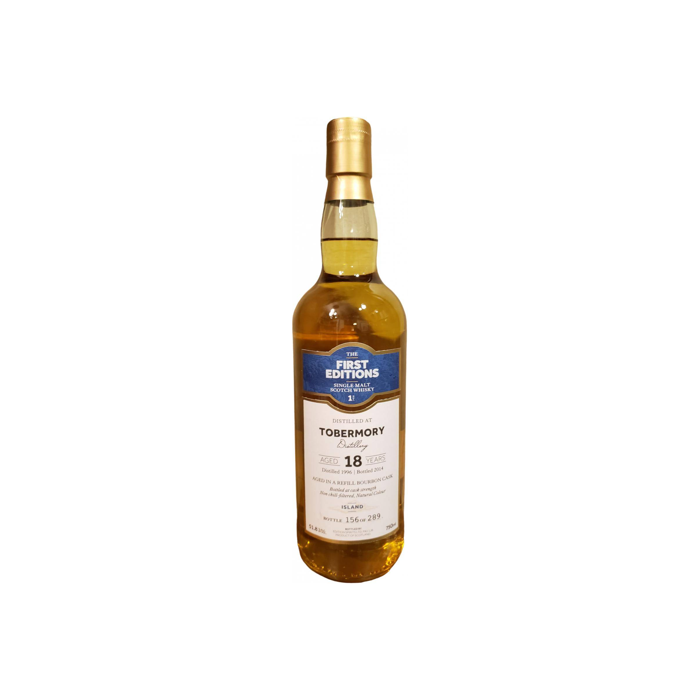 Tobermory The First Editions 1996 18 Years Single Malt Whisky