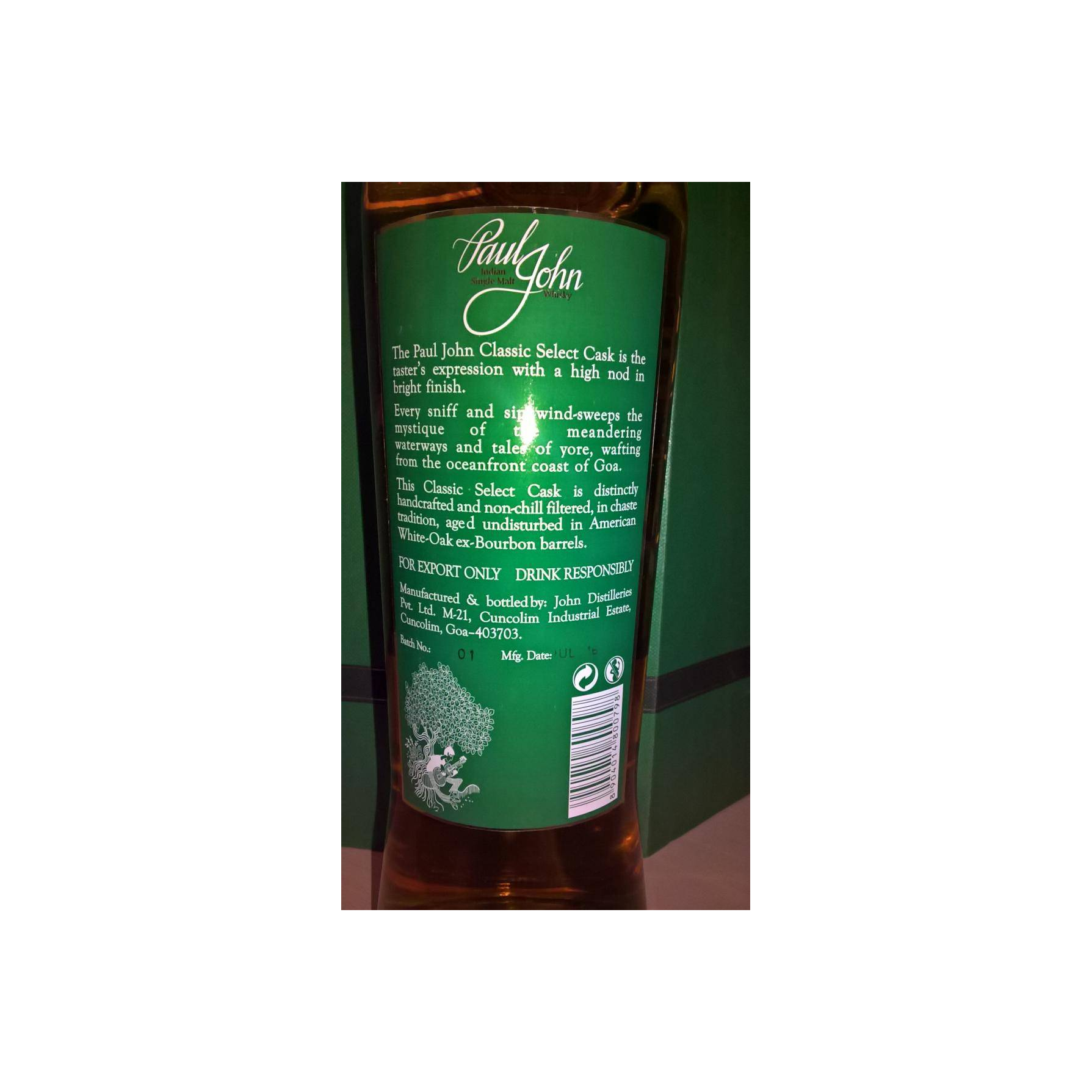Paul John Single Malt Whisky 2