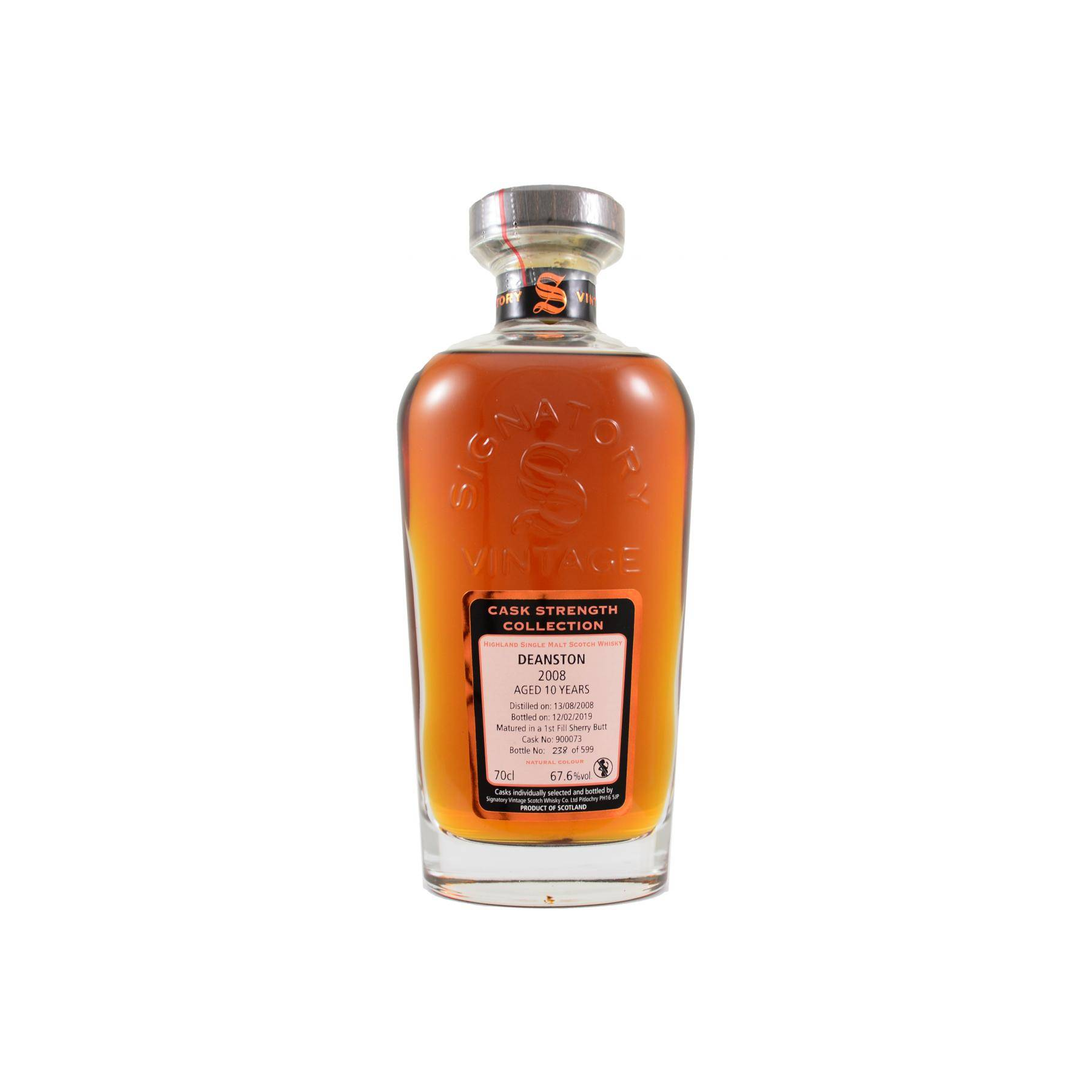 Deanston Cask Strength Collection 2008 10 Years Single Malt Whisky